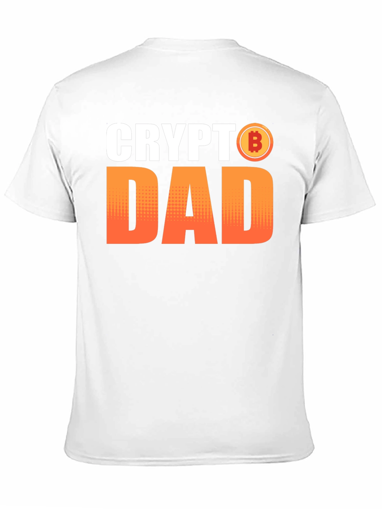Crypto Dad T-Shirt Bitcoin Lover Gift Tee