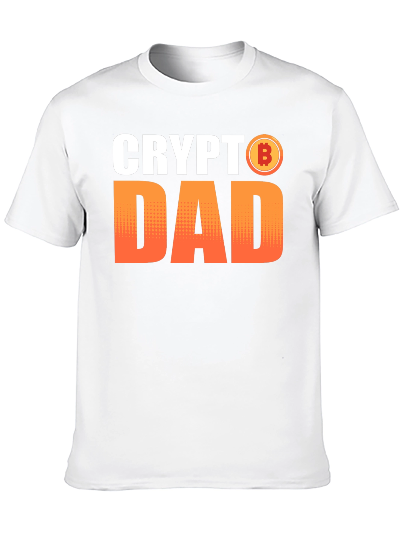 Crypto Dad T-Shirt Bitcoin Lover Gift Tee