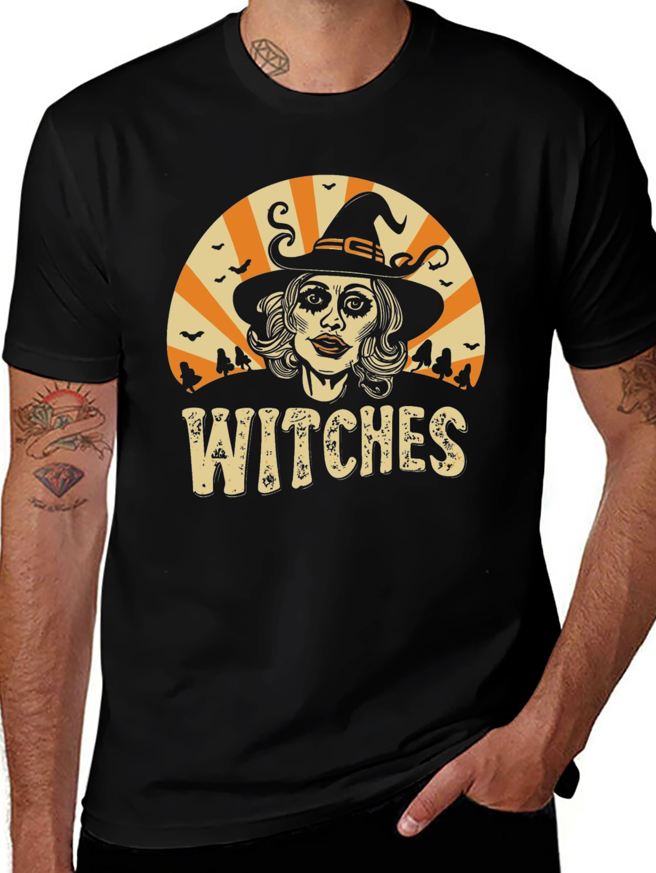 Witches Graphic Tee - Halloween T-Shirt