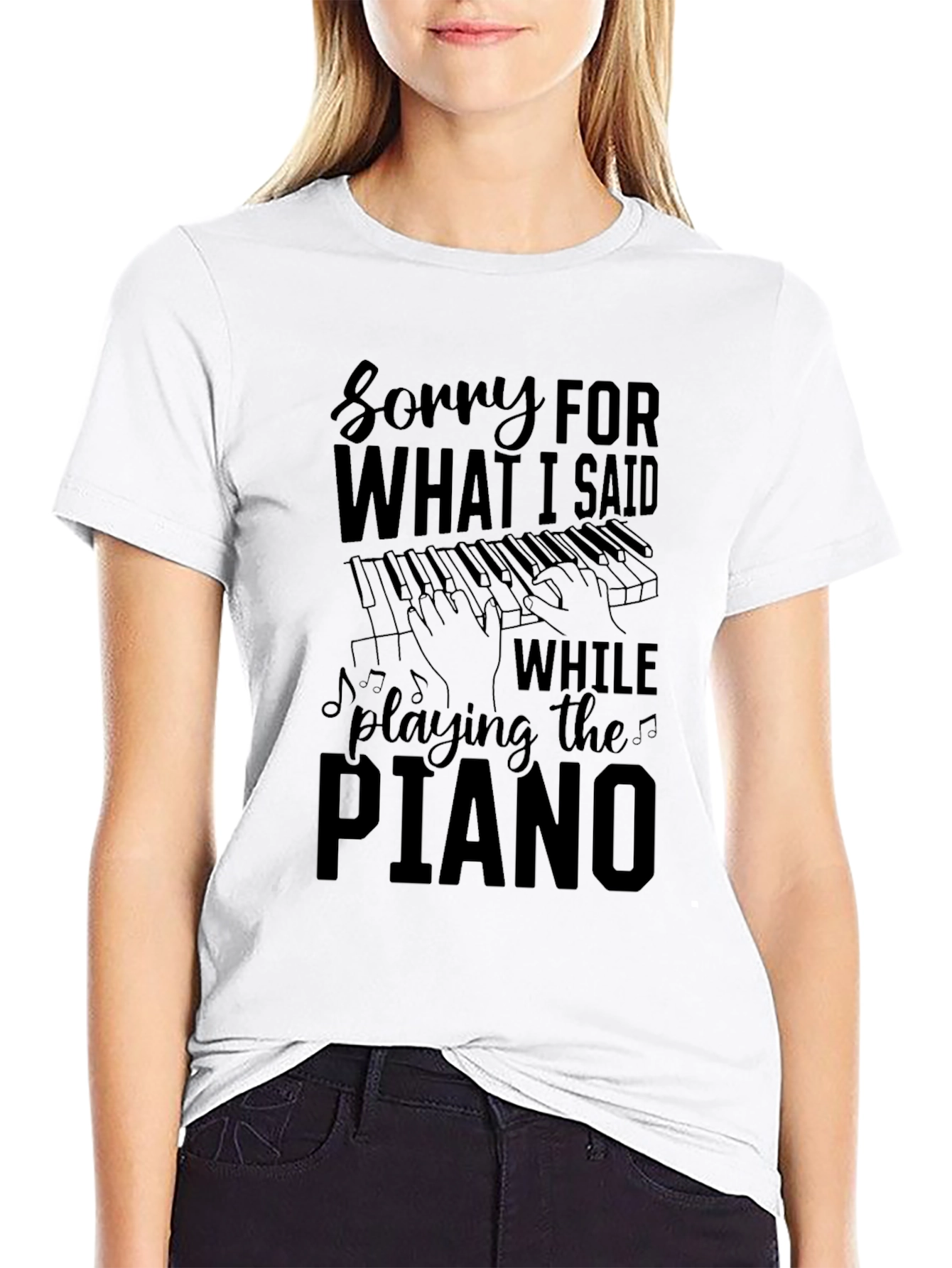 Sorry for What I Said Piano T-Shirt