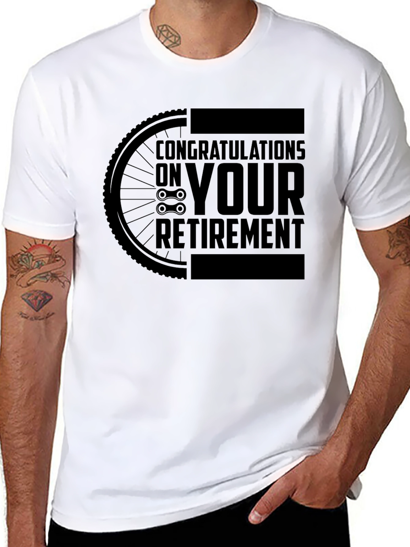 Retirement Bicycle T-Shirt - Congrats on Your Retirement!