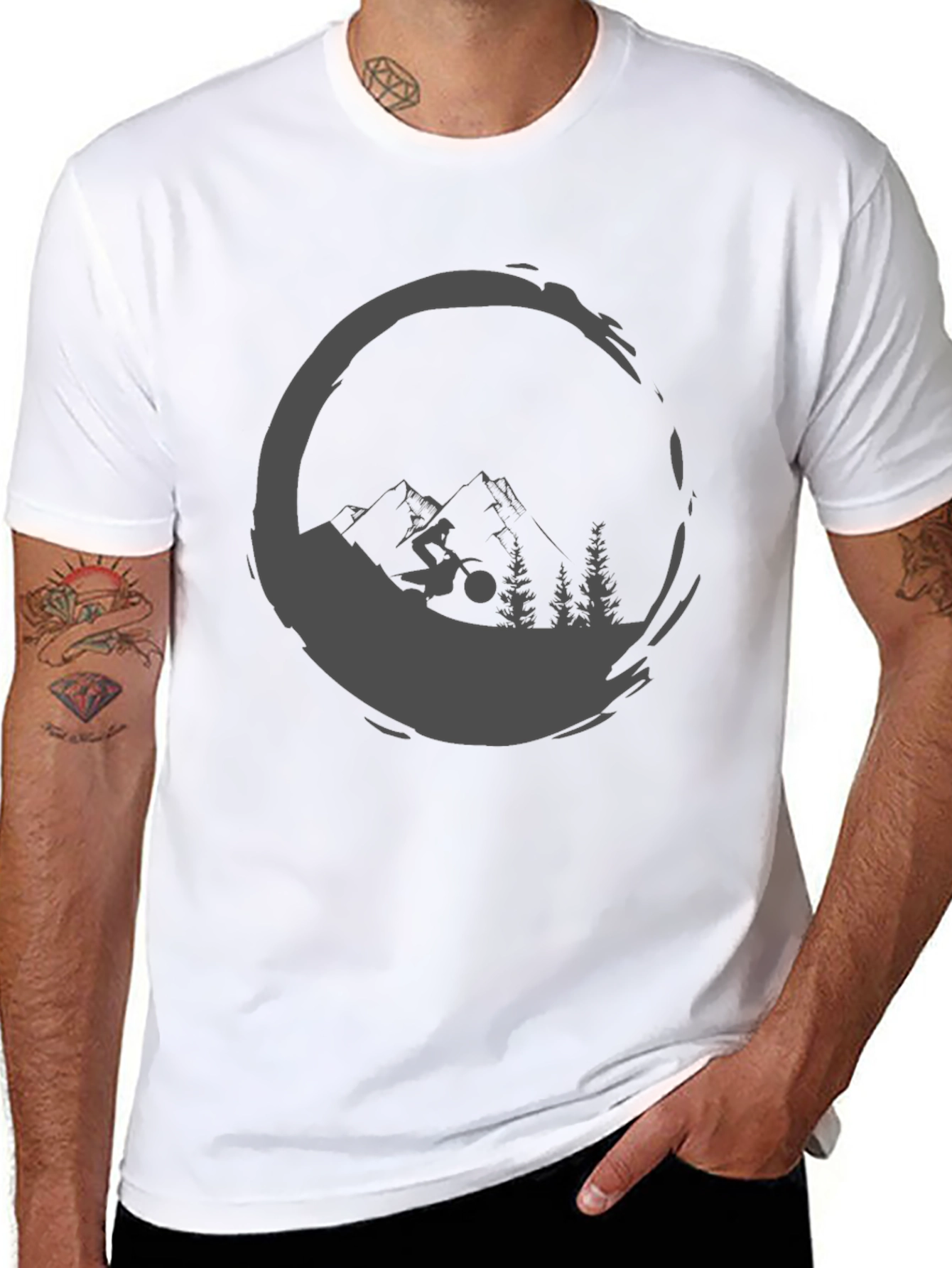 Mountain Biker Graphic Tee - Adventure Ready