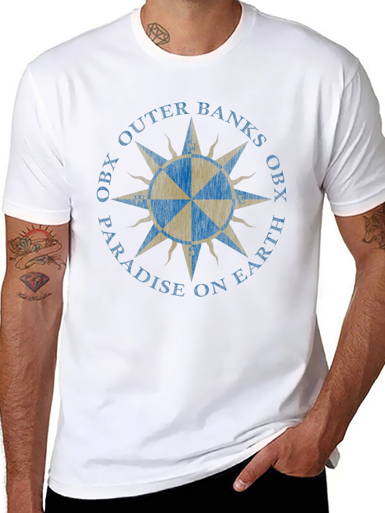 Outer Banks Compass Graphic T-Shirt