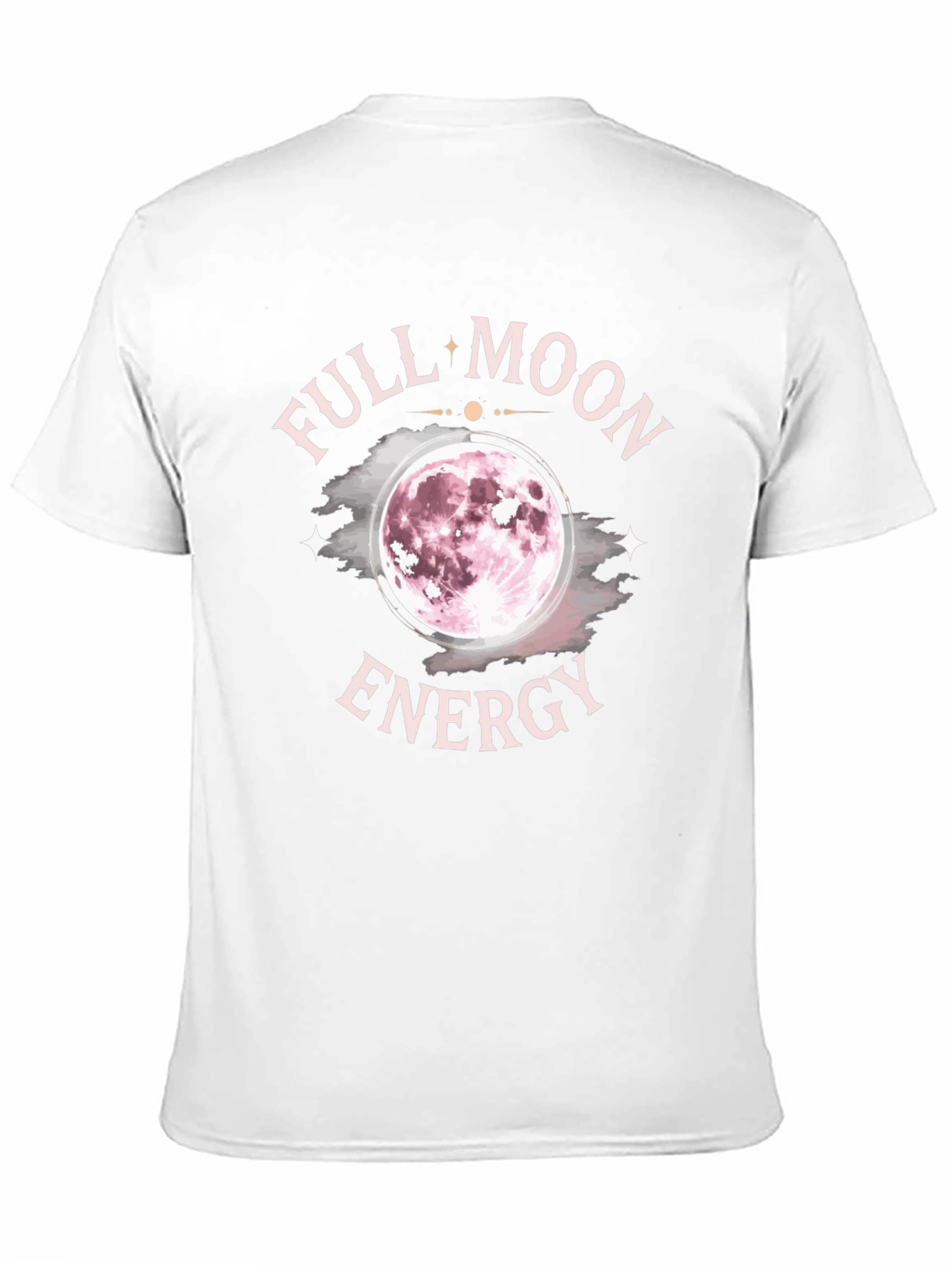 Full Moon Energy Black Graphic Tee