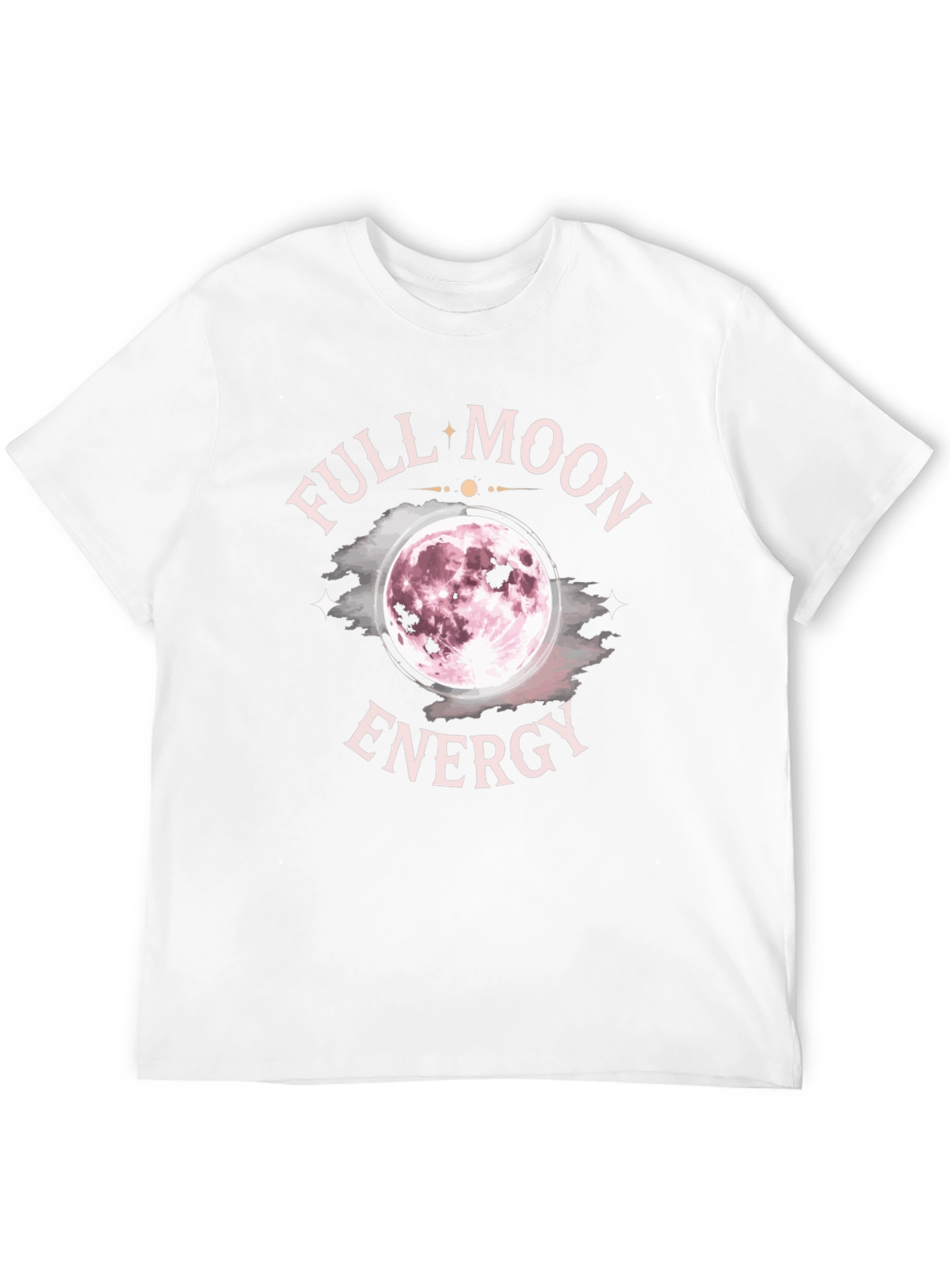 Full Moon Energy Black Graphic Tee