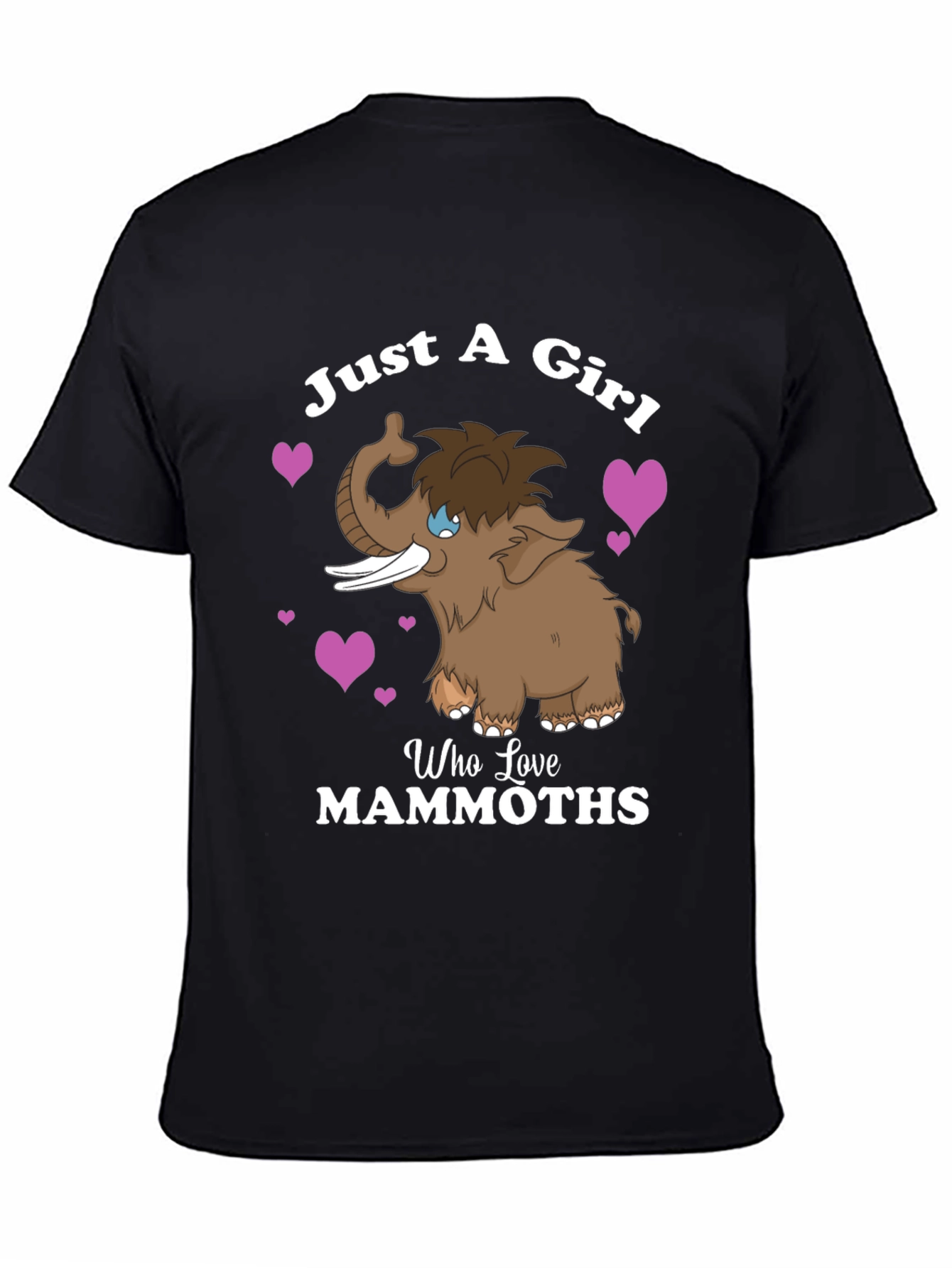 Just a Girl Who Loves Mammoths T-Shirt