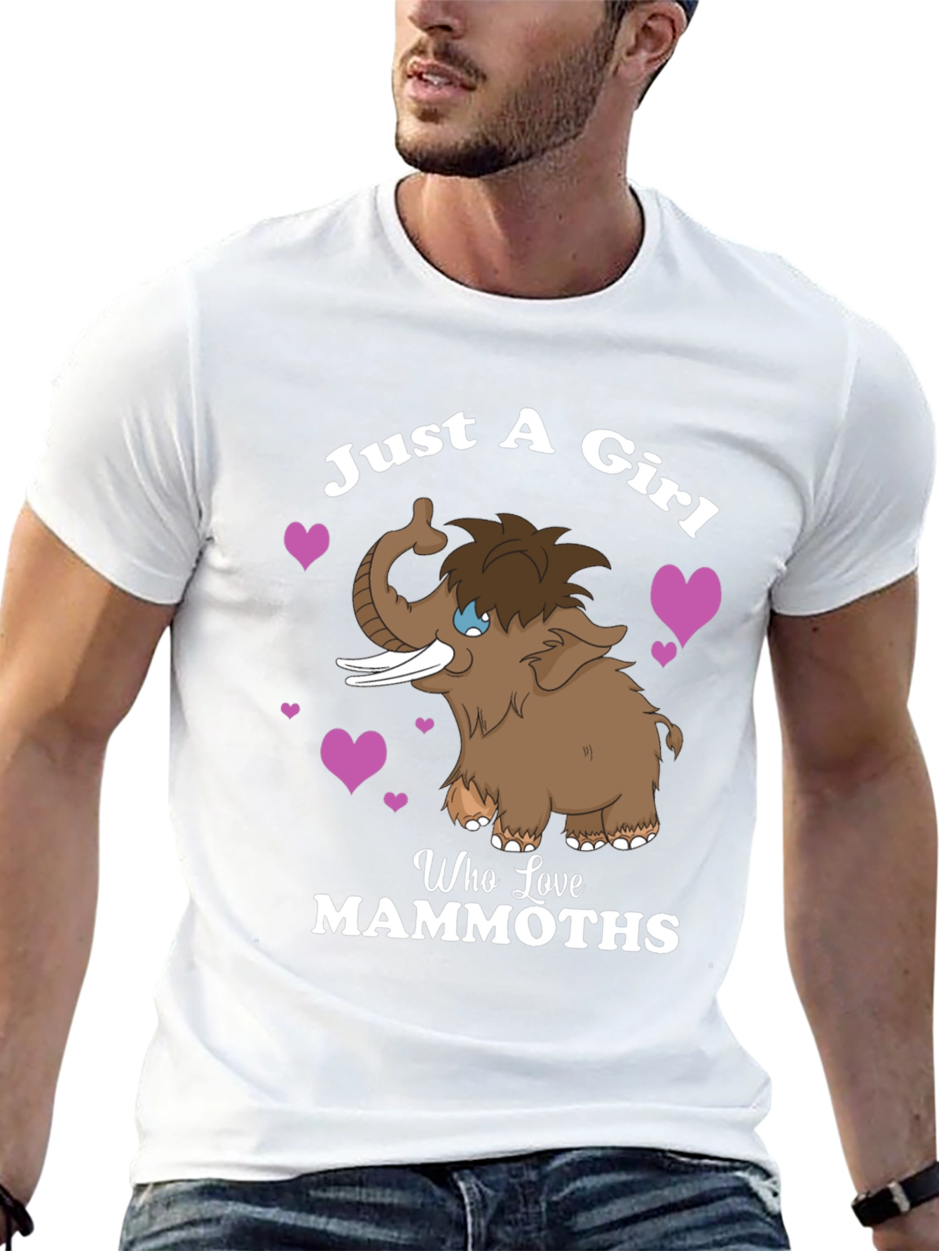 Just a Girl Who Loves Mammoths T-Shirt