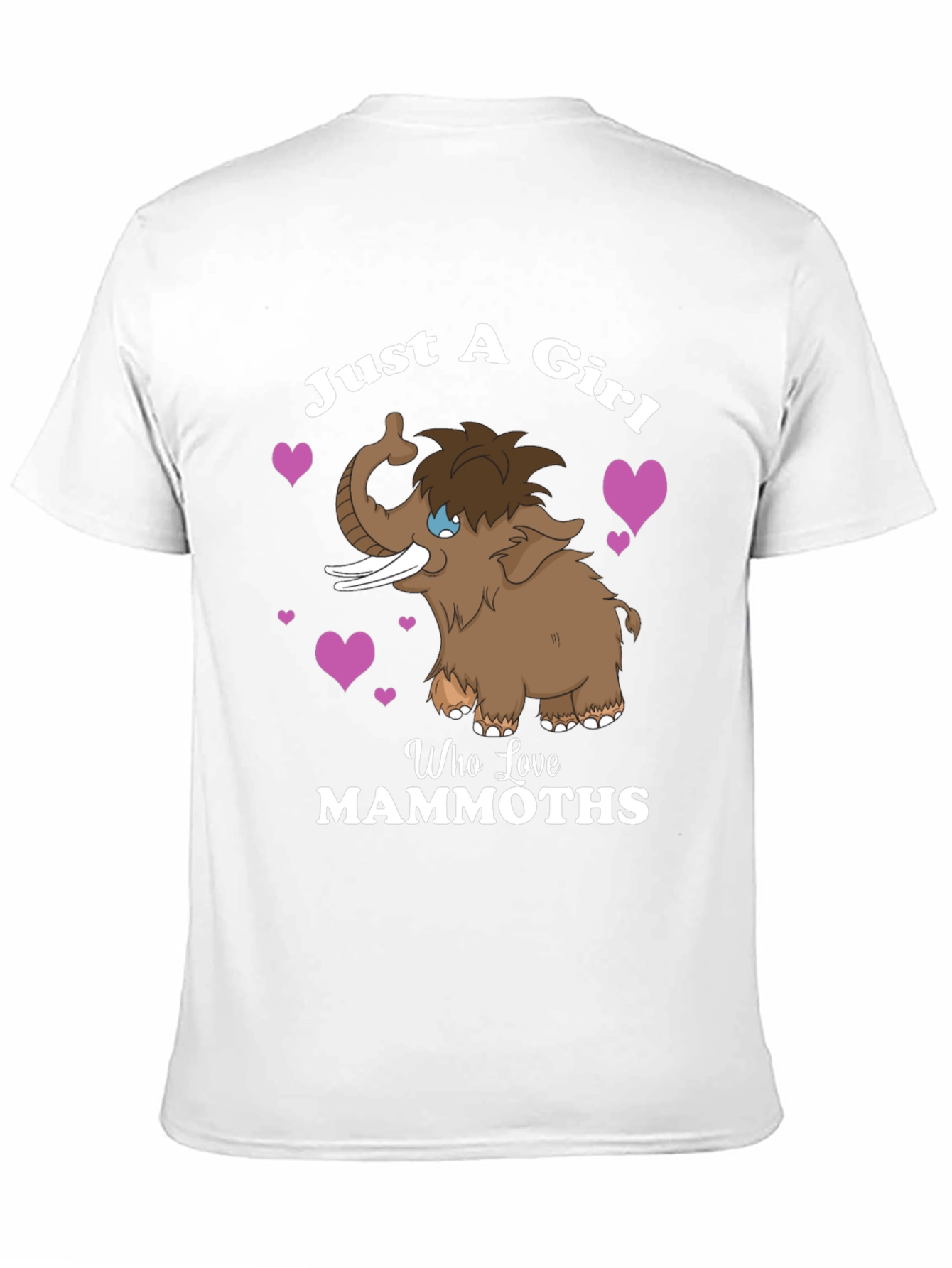Just a Girl Who Loves Mammoths T-Shirt