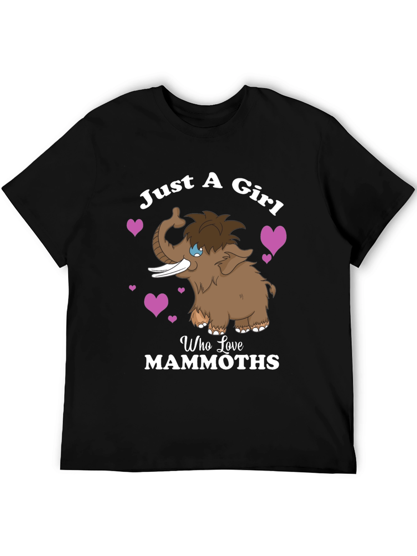 Just a Girl Who Loves Mammoths T-Shirt