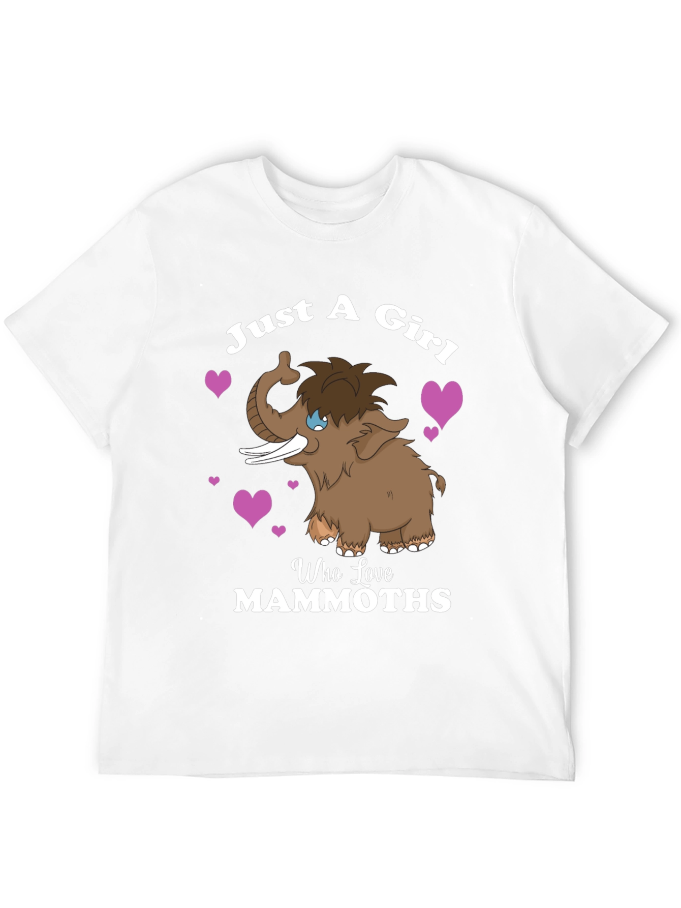 Just a Girl Who Loves Mammoths T-Shirt