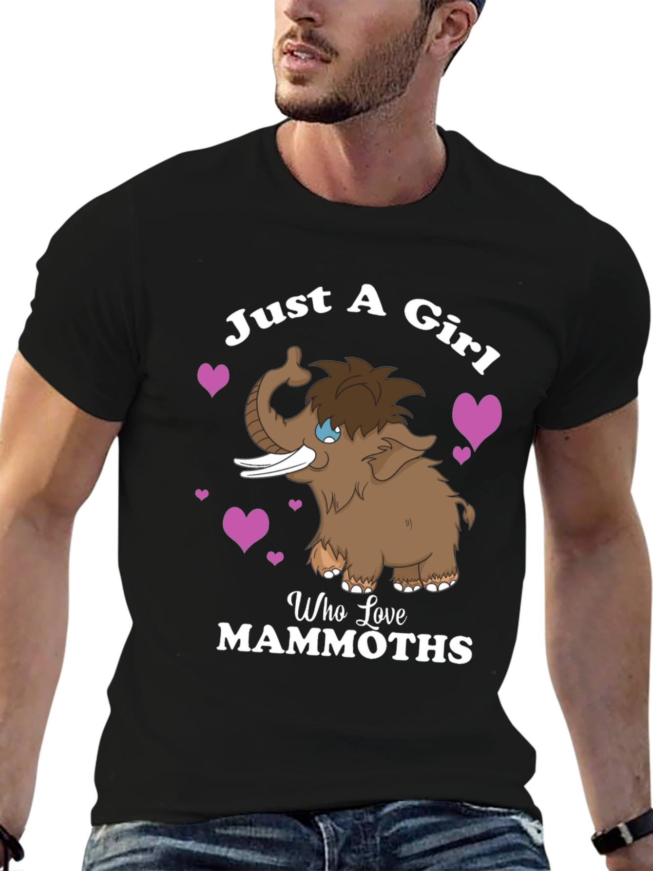 Just a Girl Who Loves Mammoths T-Shirt