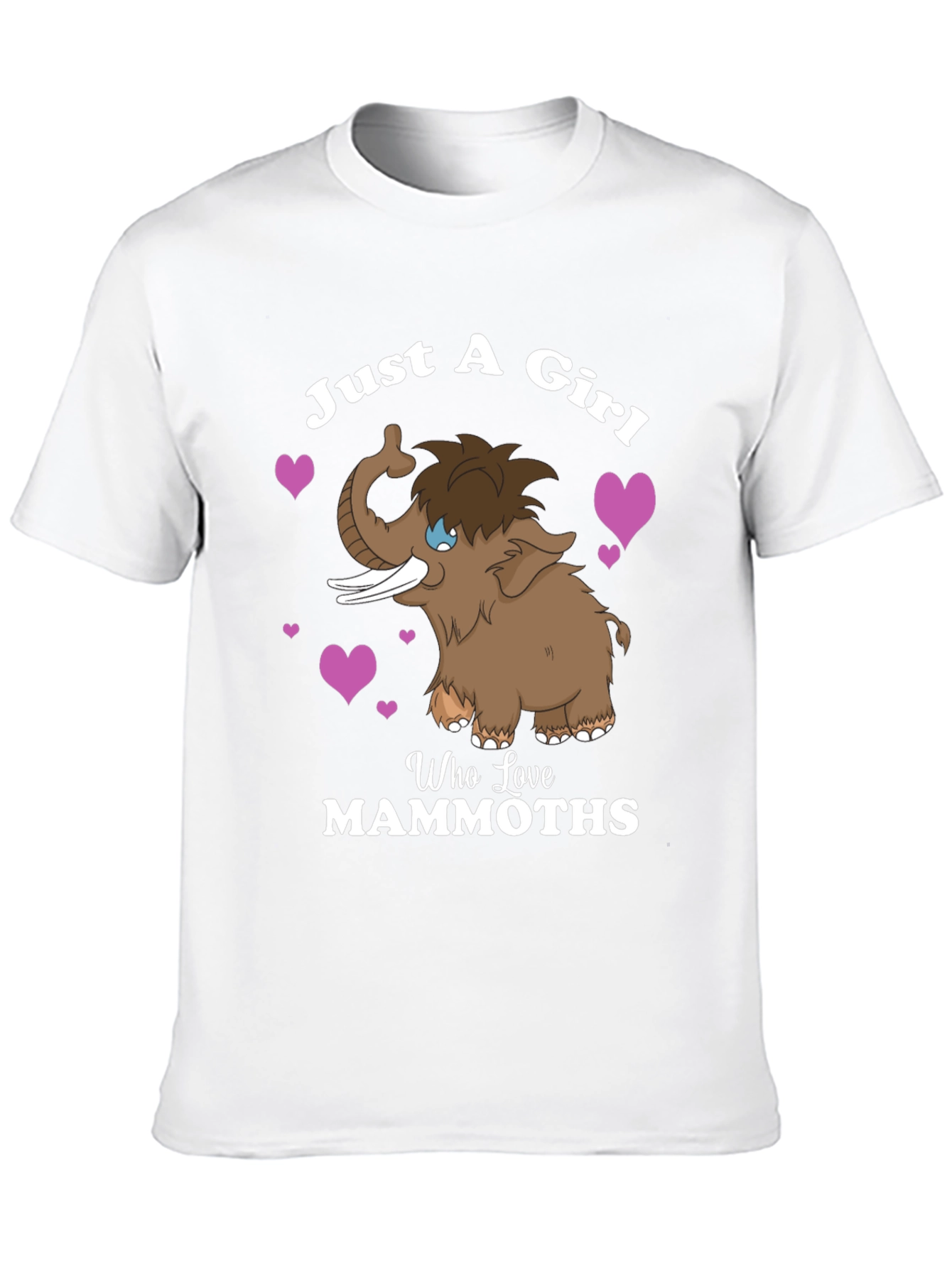 Just a Girl Who Loves Mammoths T-Shirt