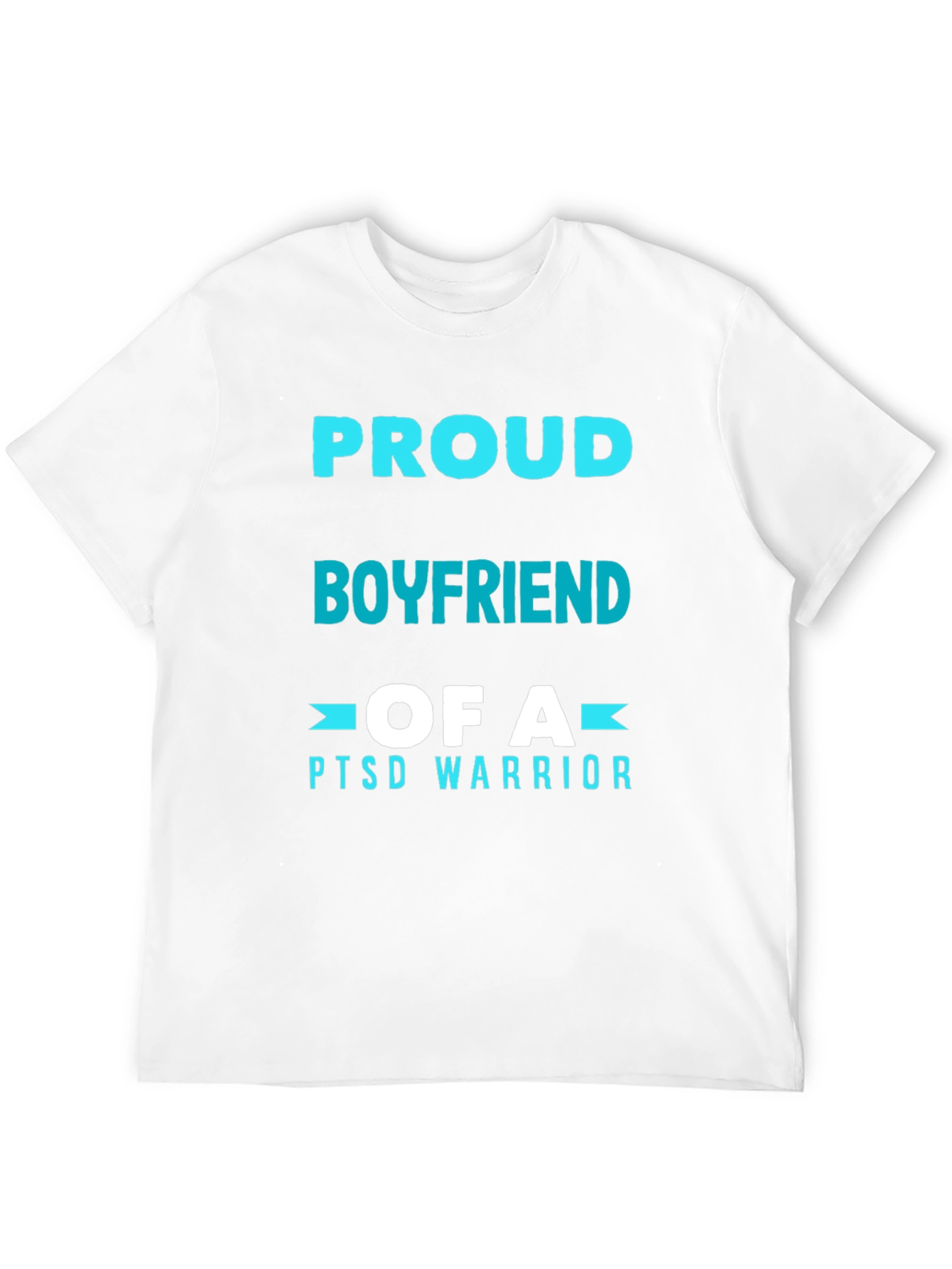 Proud Boyfriend PTSD Warrior Graphic T-Shirt