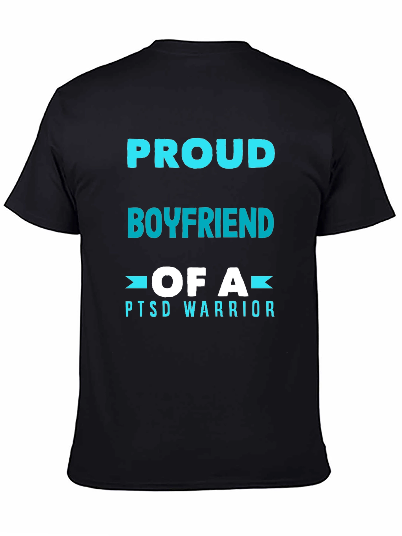 Proud Boyfriend PTSD Warrior Graphic T-Shirt