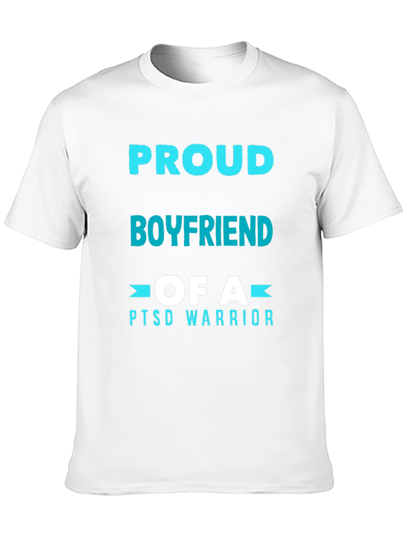 Proud Boyfriend PTSD Warrior Graphic T-Shirt