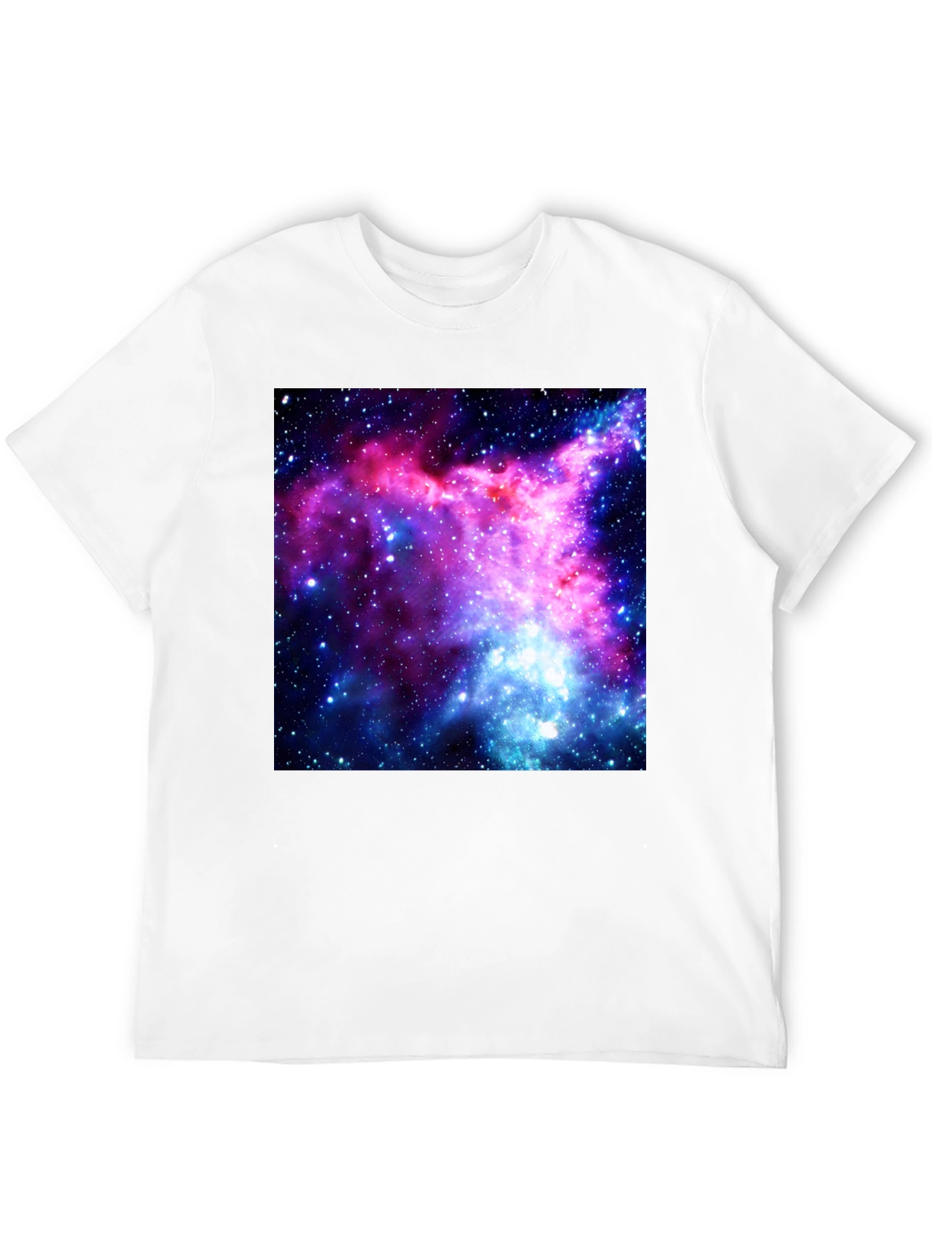 Nebula Print Black T-Shirt