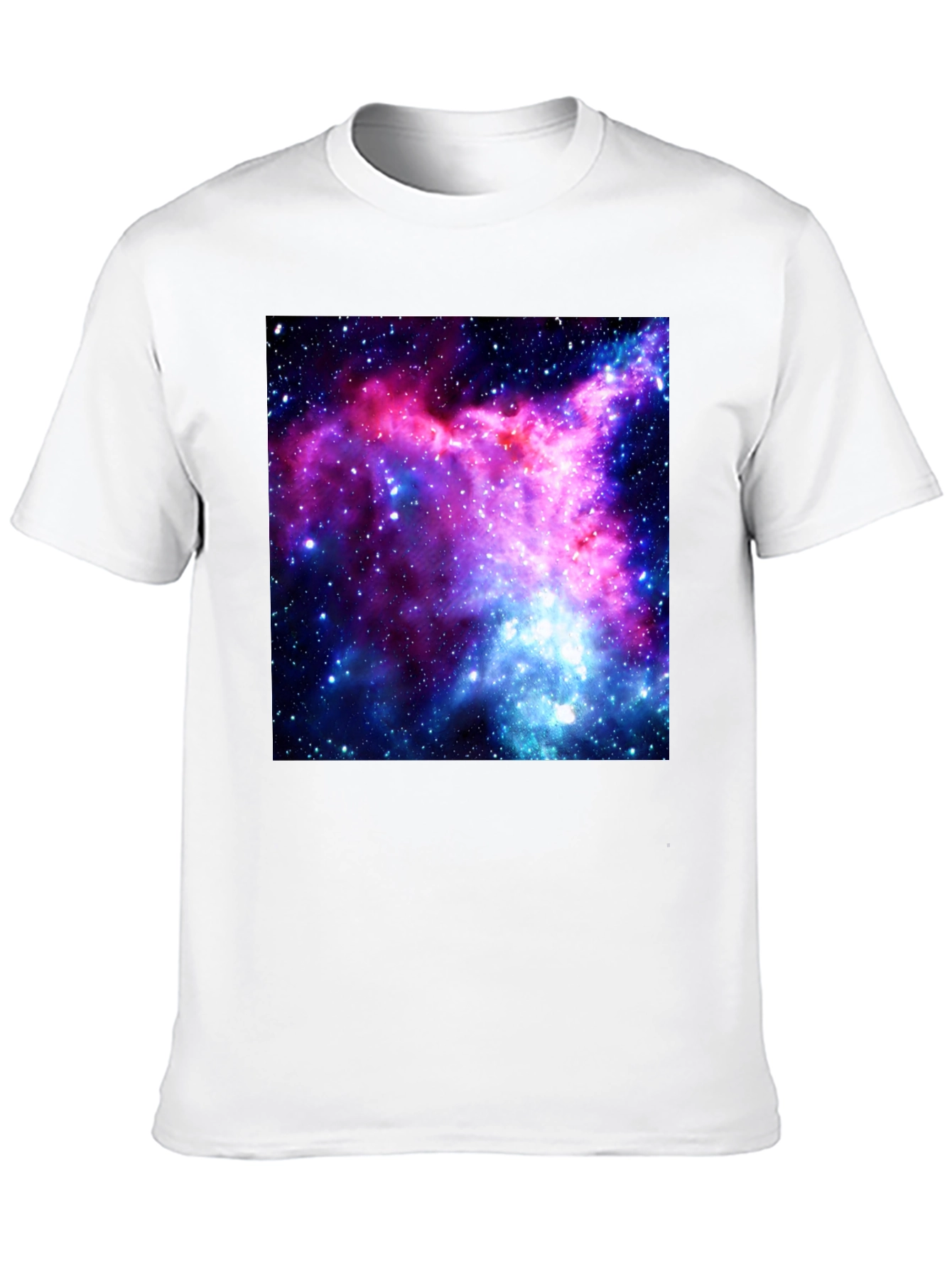 Nebula Print Black T-Shirt
