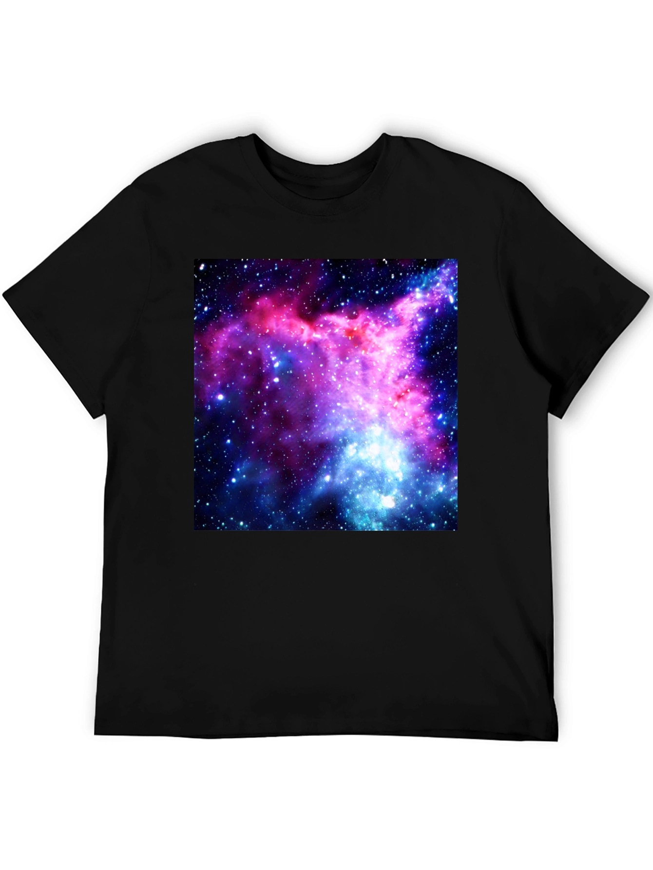 Nebula Print Black T-Shirt