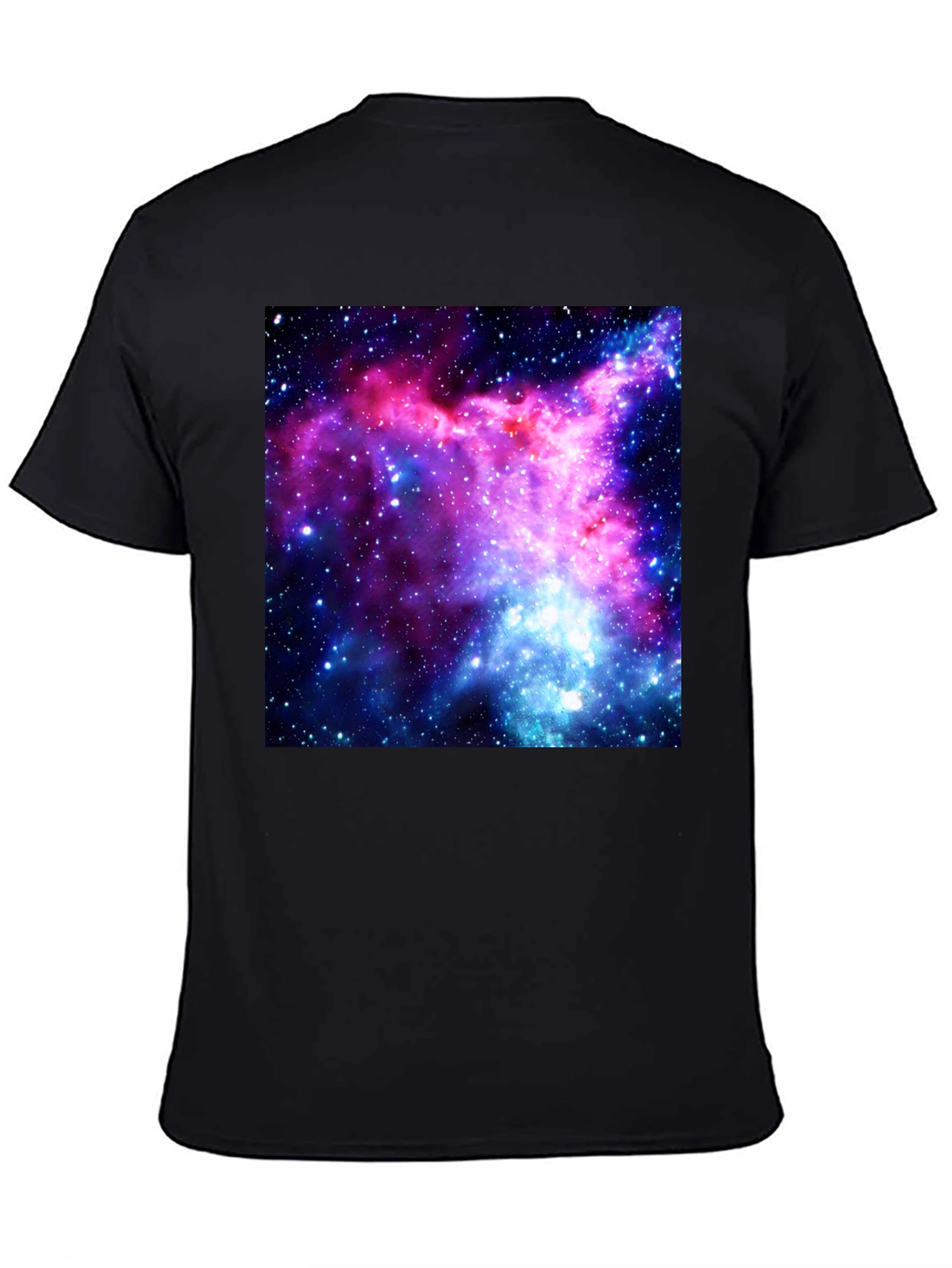 Nebula Print Black T-Shirt