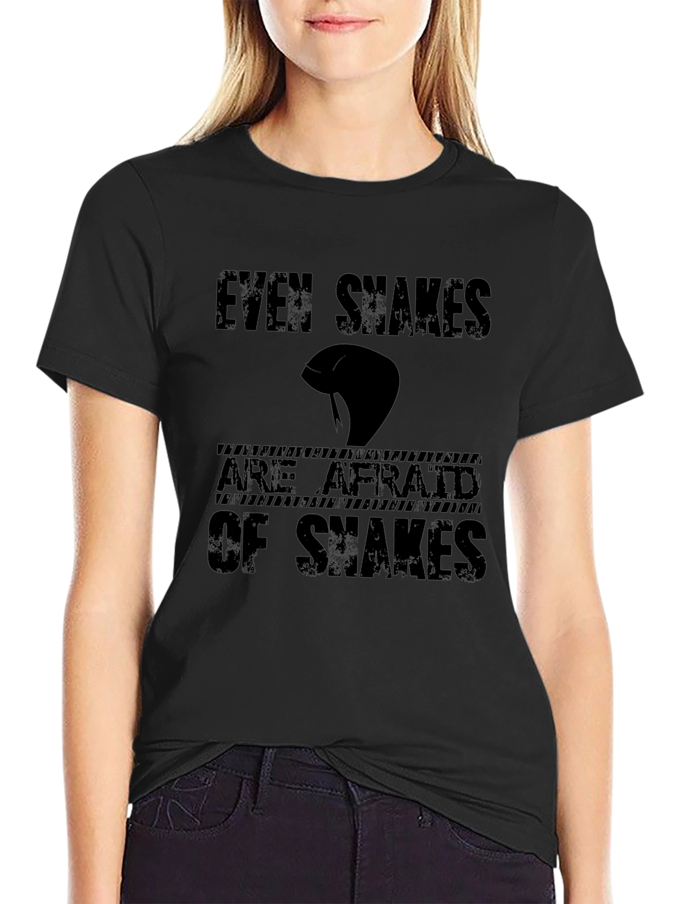 Even Snakes Are Afraid T-Shirt
