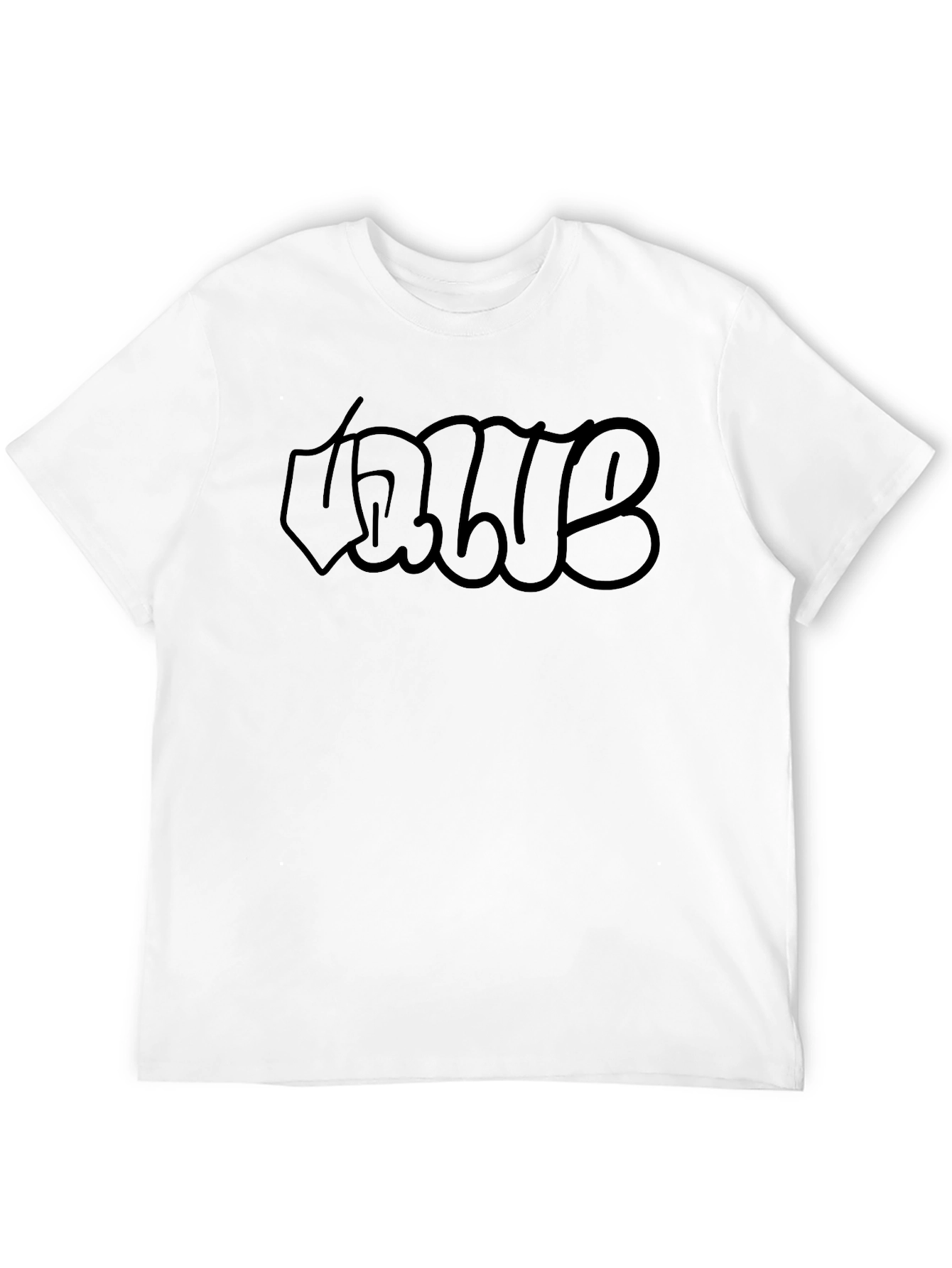 Black Graffiti Style Tee