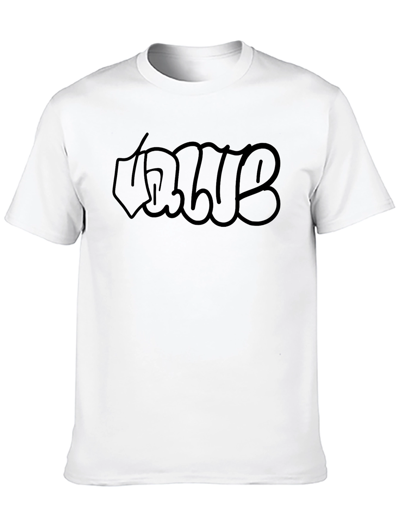 Black Graffiti Style Tee
