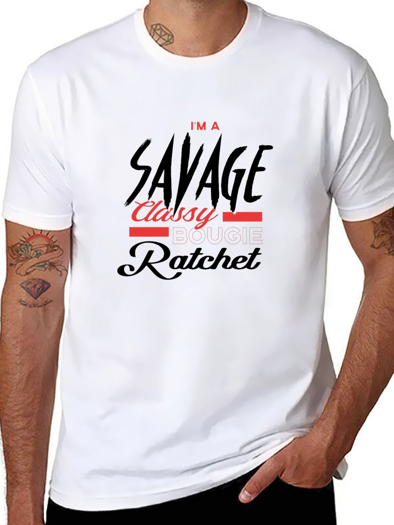 Savage Classy Bougie Ratchet Graphic Tee - Unisex