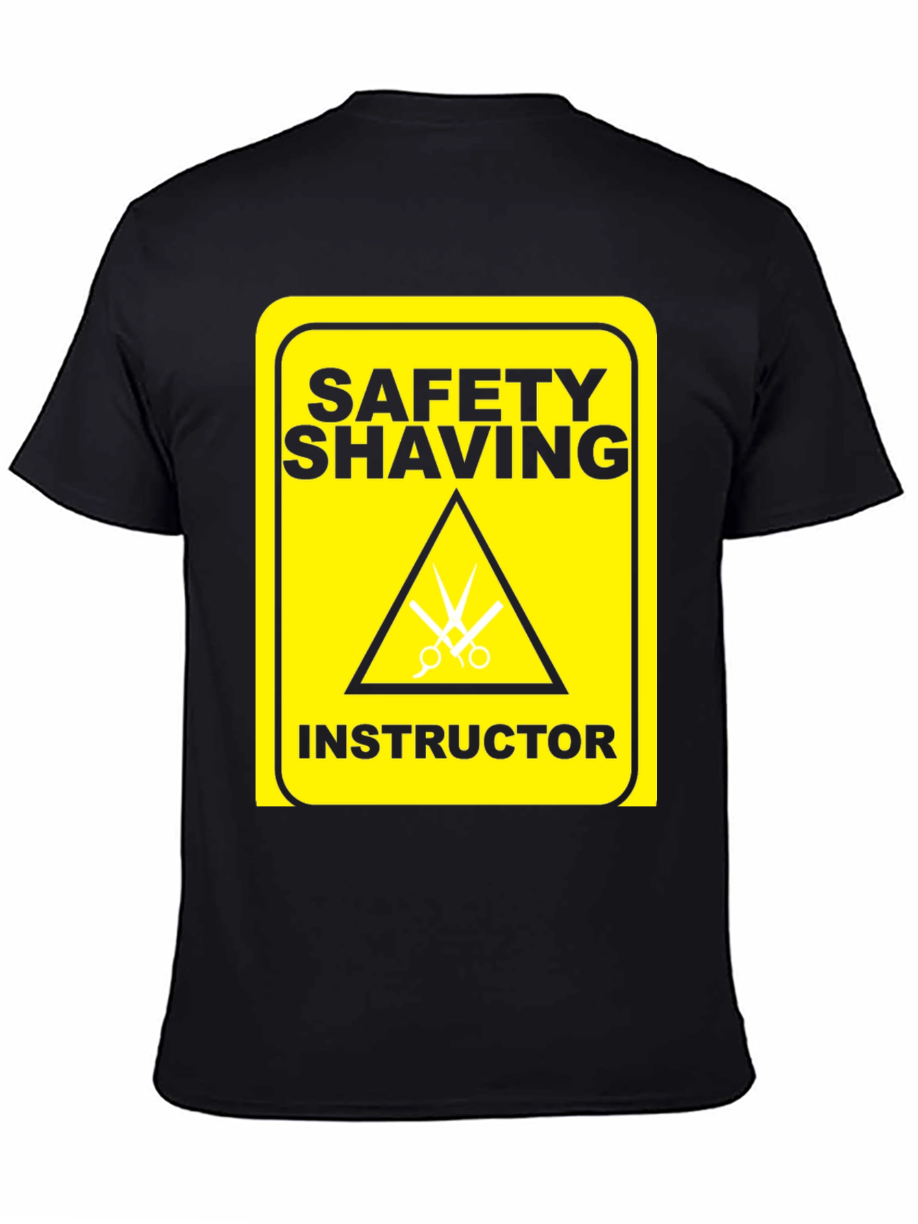 Safety Shaving Instructor Graphic Tee - Black
