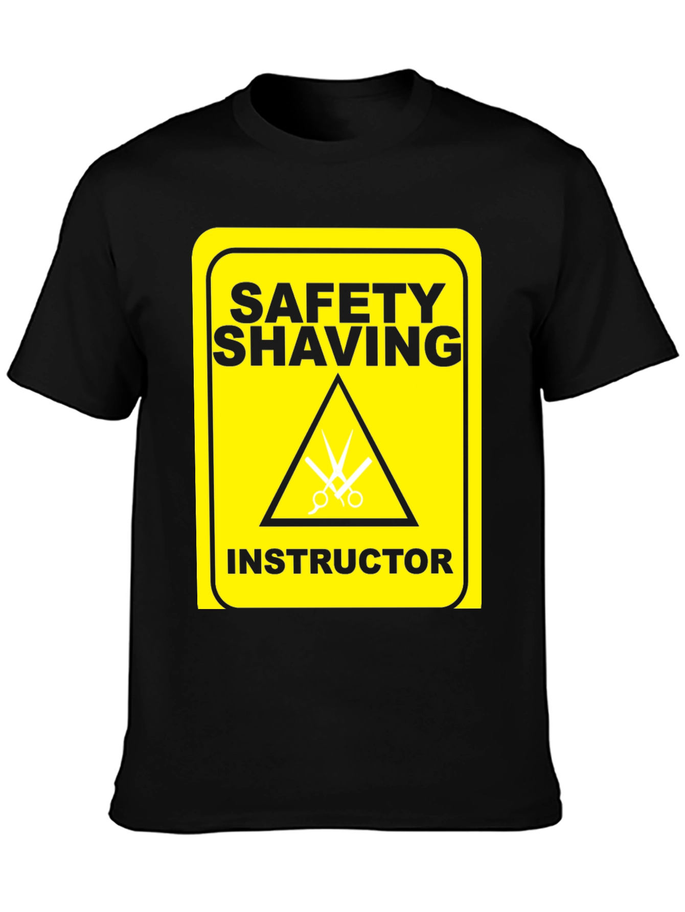 Safety Shaving Instructor Graphic Tee - Black