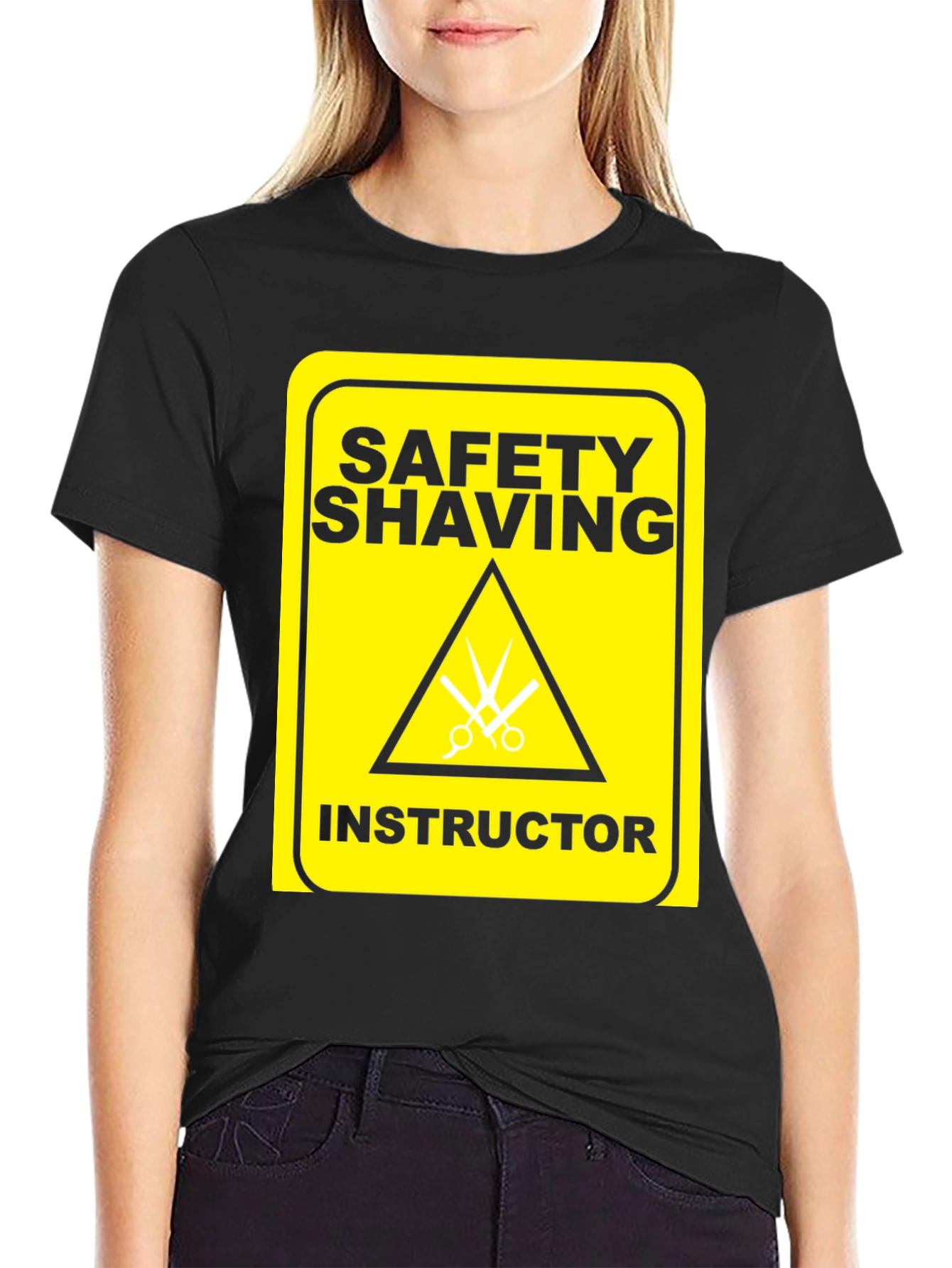 Safety Shaving Instructor Graphic Tee - Black