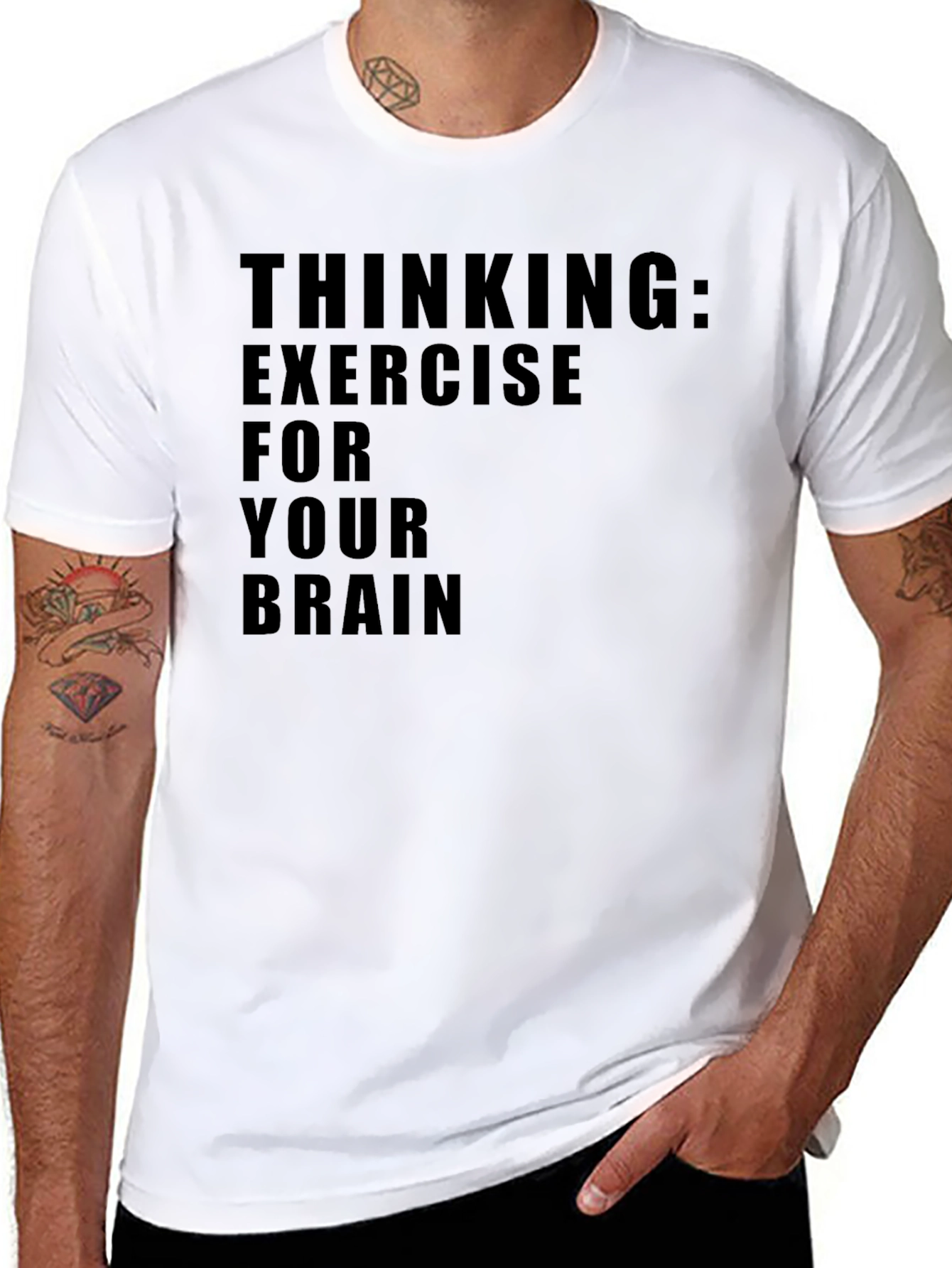 Thinking Exercise Brain T-Shirt