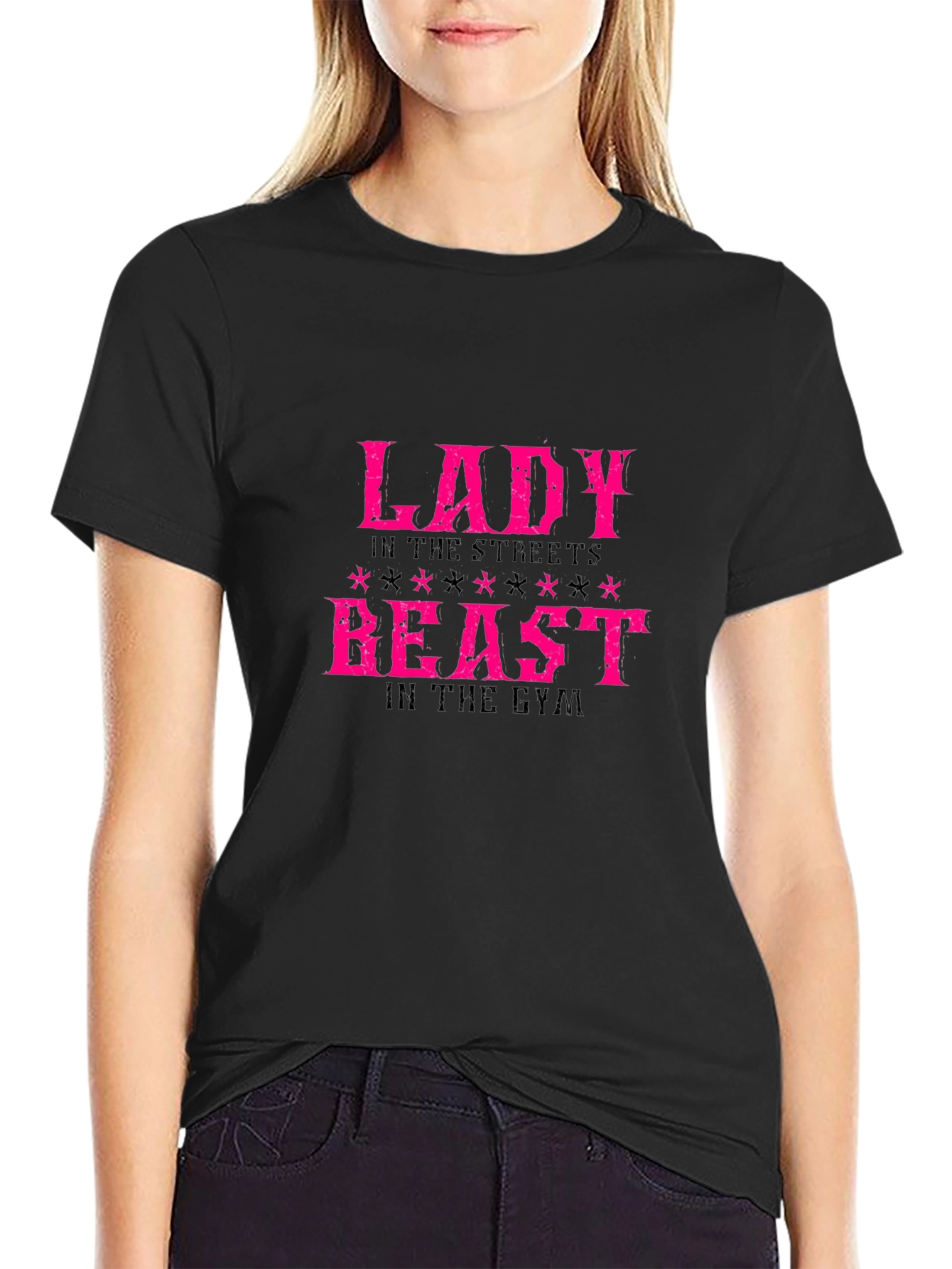 Lady in the Streets Beast in the Gym T-Shirt