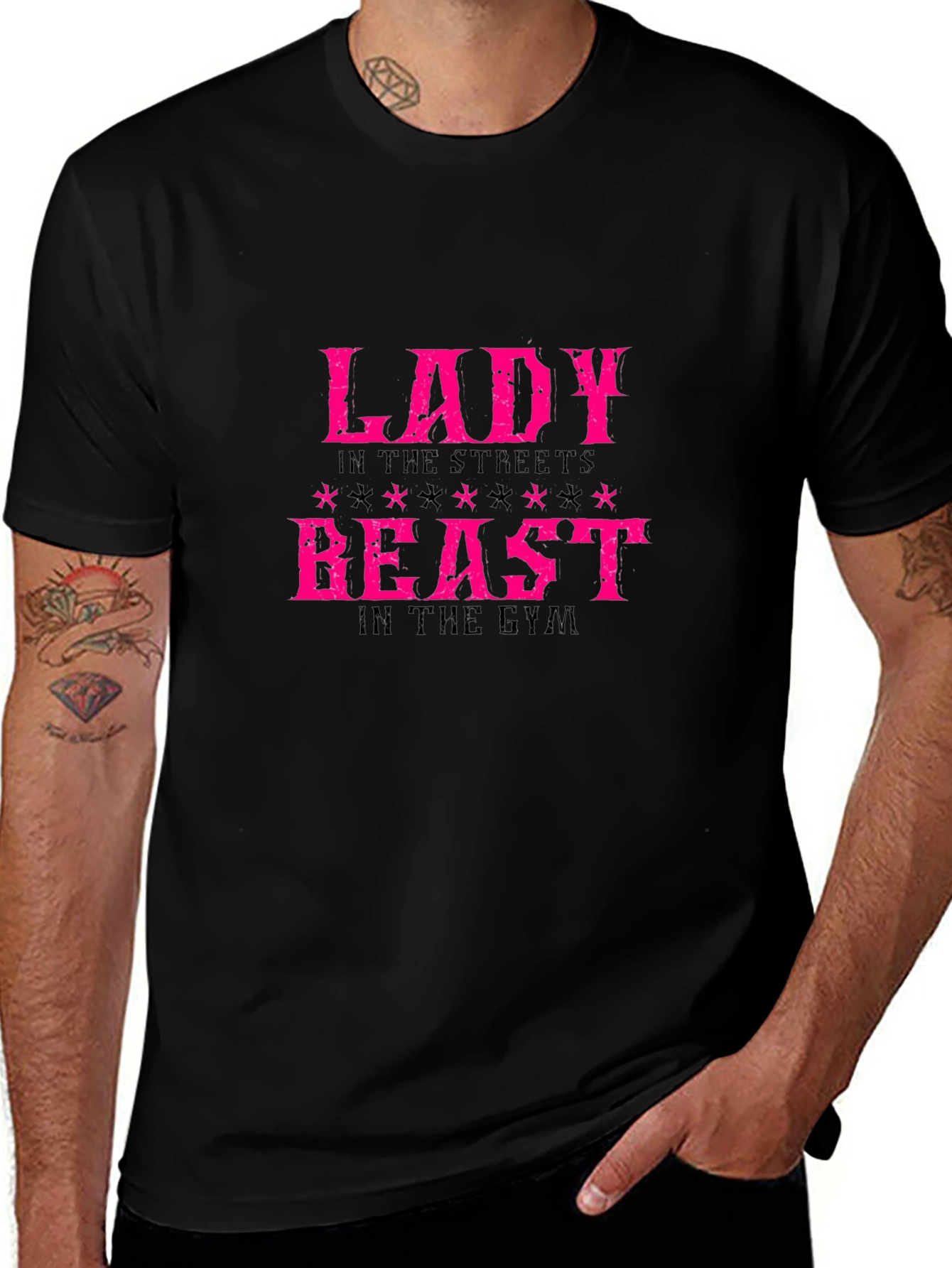 Lady in the Streets Beast in the Gym T-Shirt