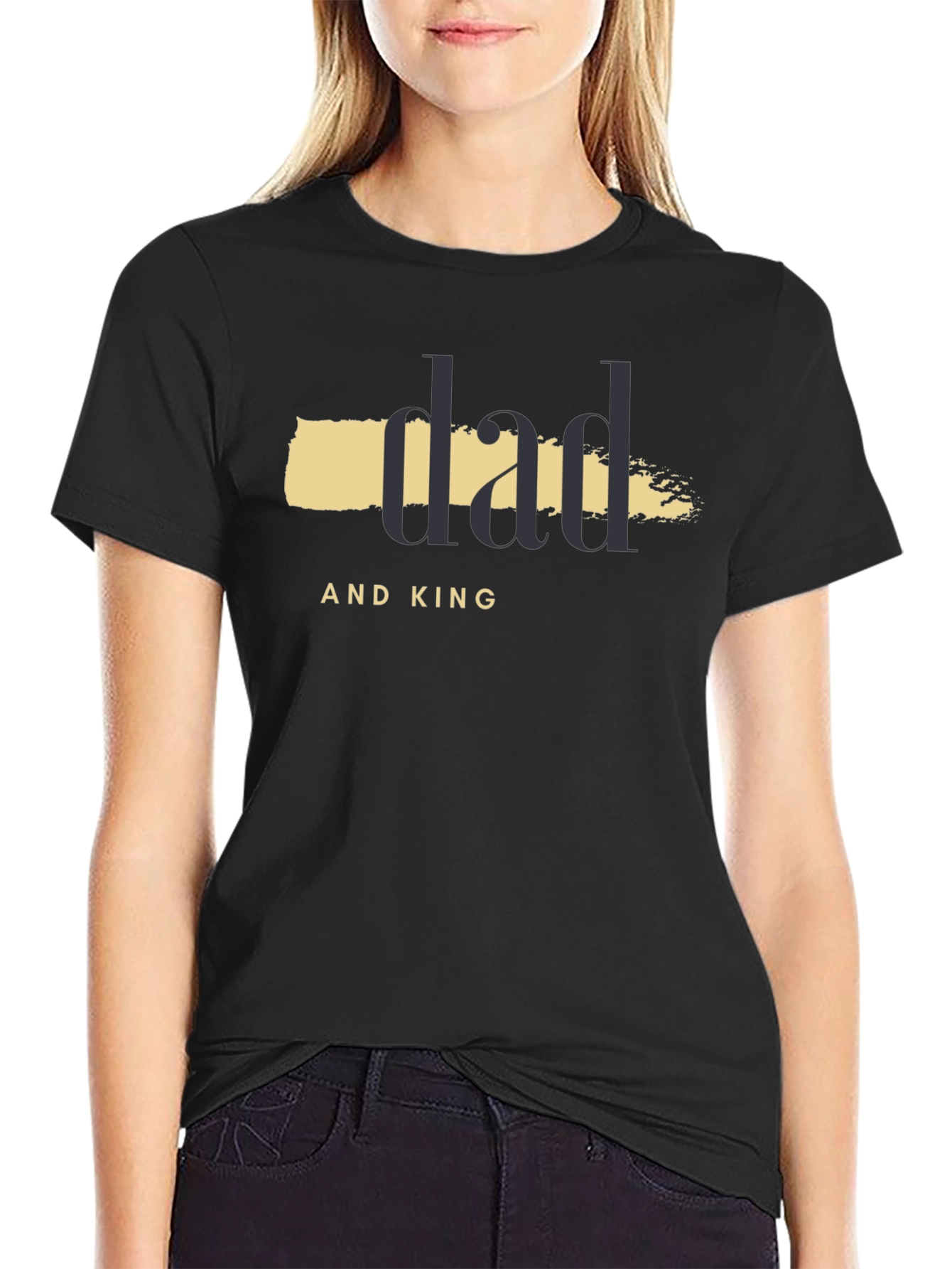 Dad and King Graphic T-Shirt