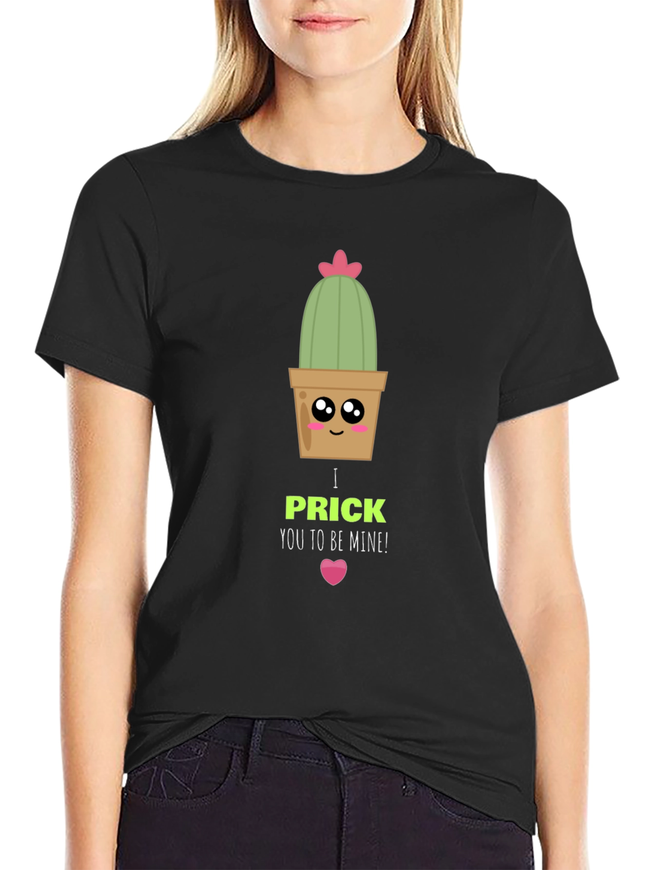 Cute Cactus Prick Valentine T-Shirt