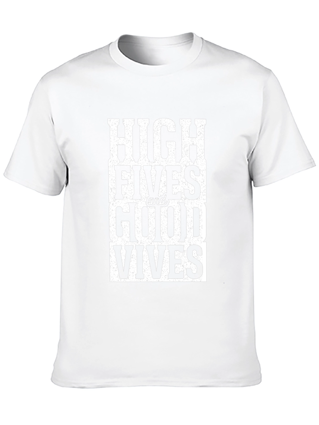 High Fives & Good Vibes Black Graphic Tee