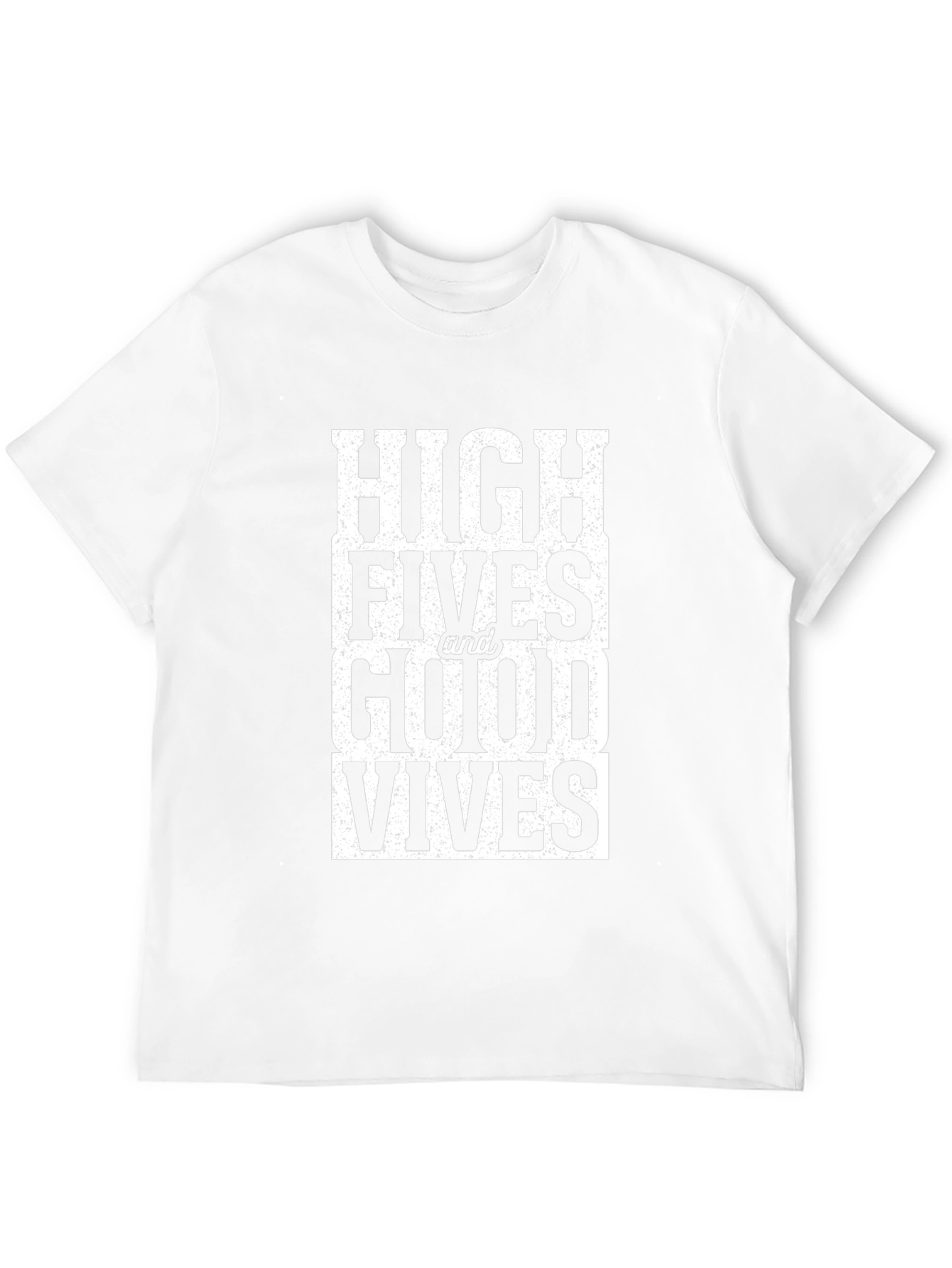 High Fives & Good Vibes Black Graphic Tee