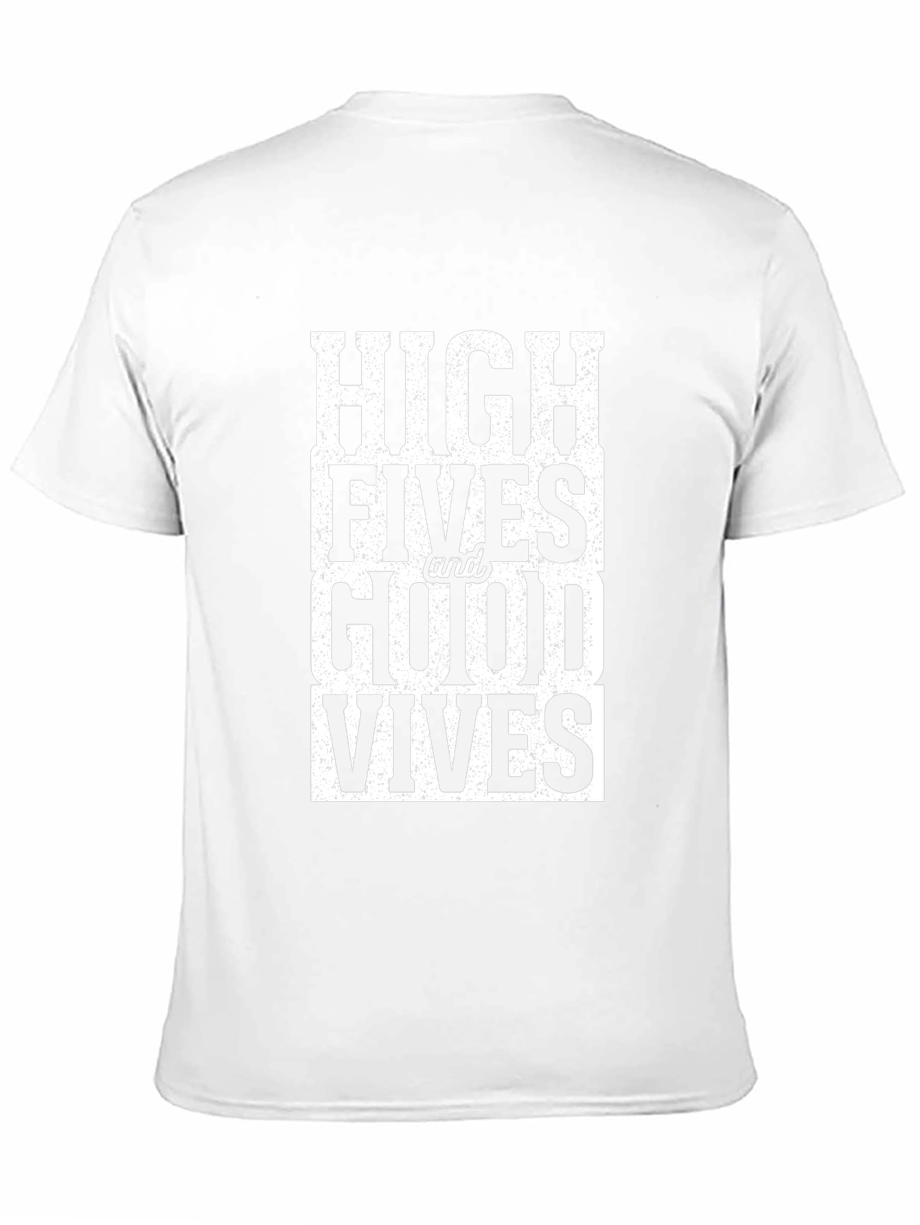 High Fives & Good Vibes Black Graphic Tee