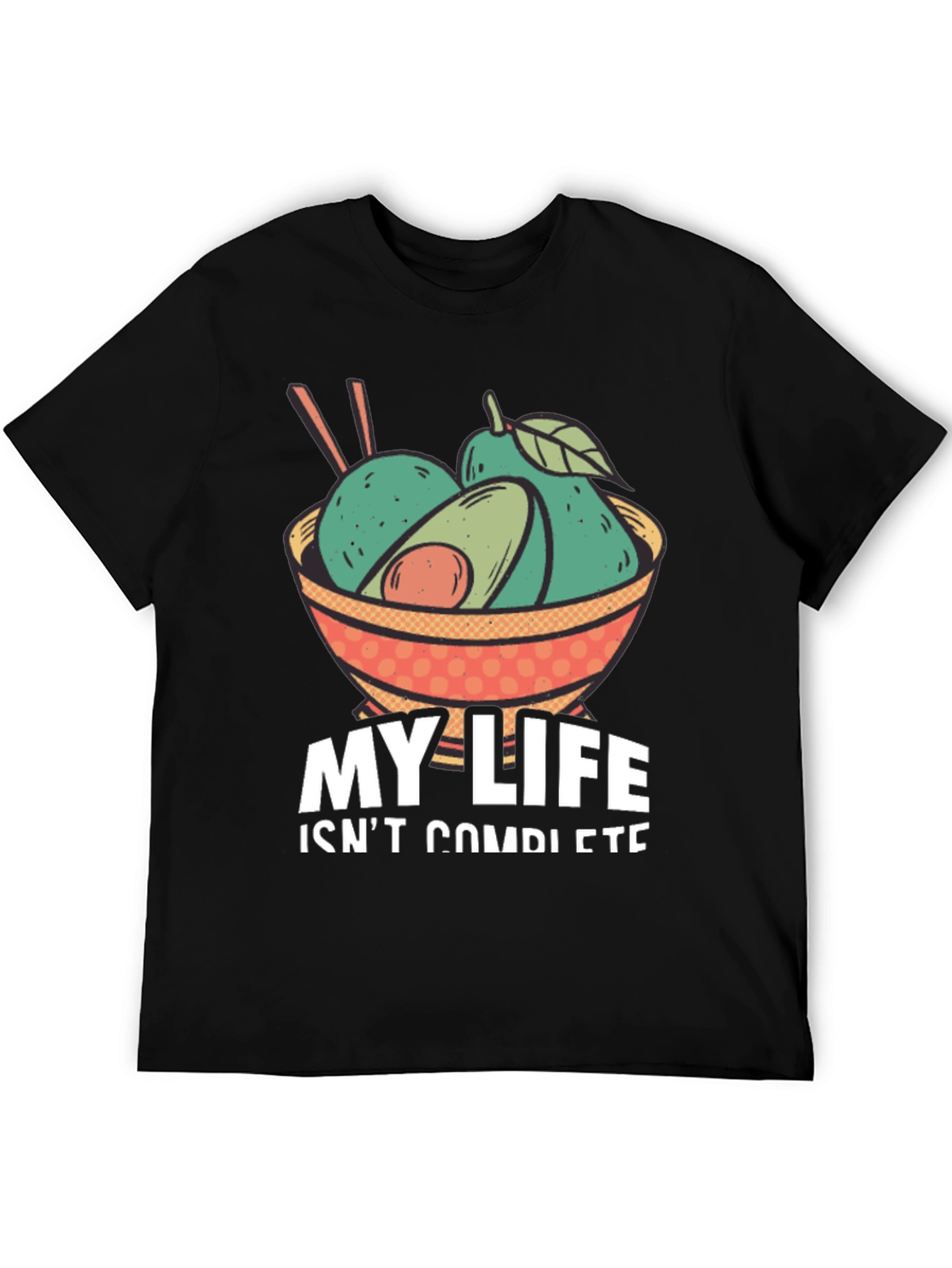 Avocado Bowl Graphic Tee - My Life Isnt Complete