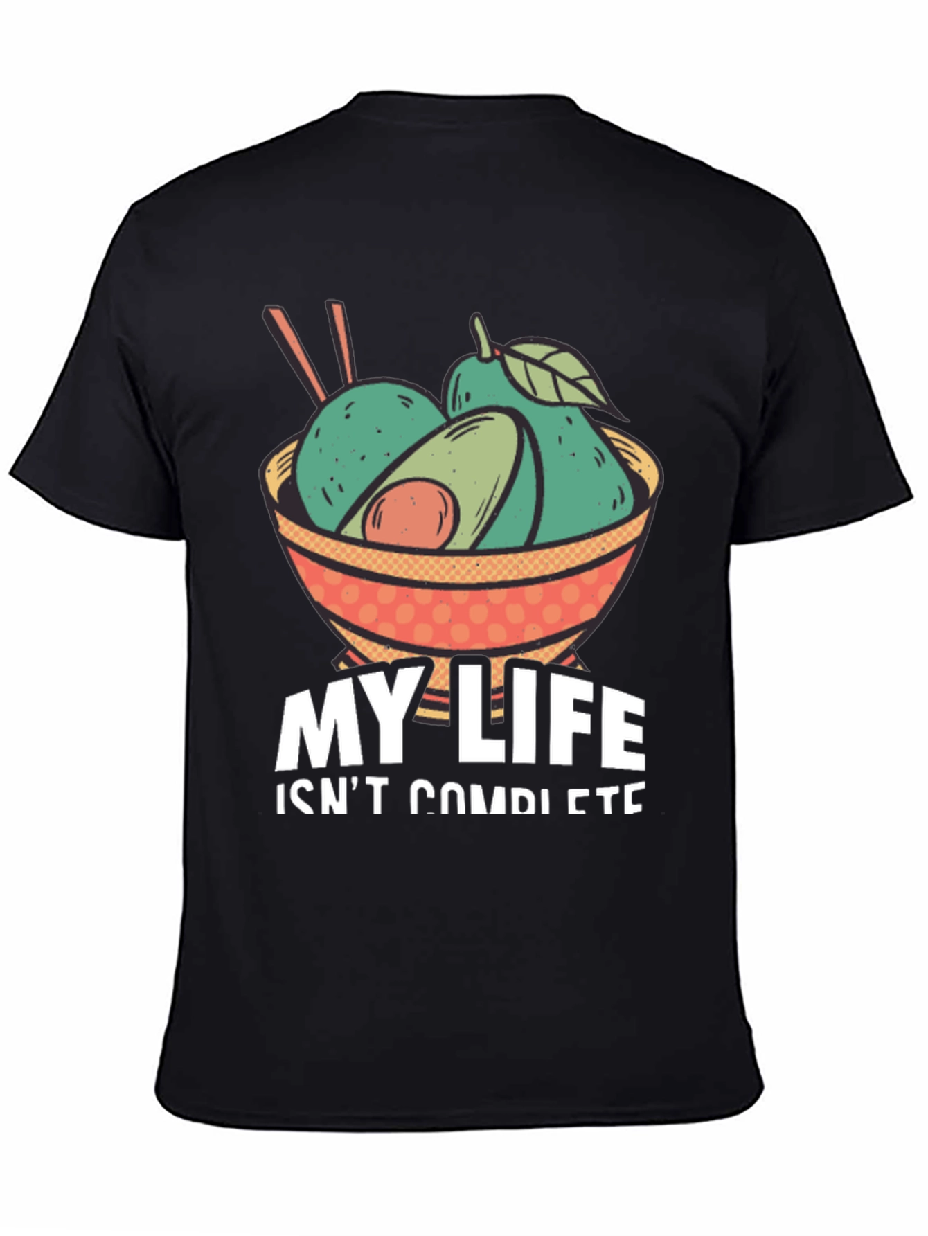 Avocado Bowl Graphic Tee - My Life Isnt Complete