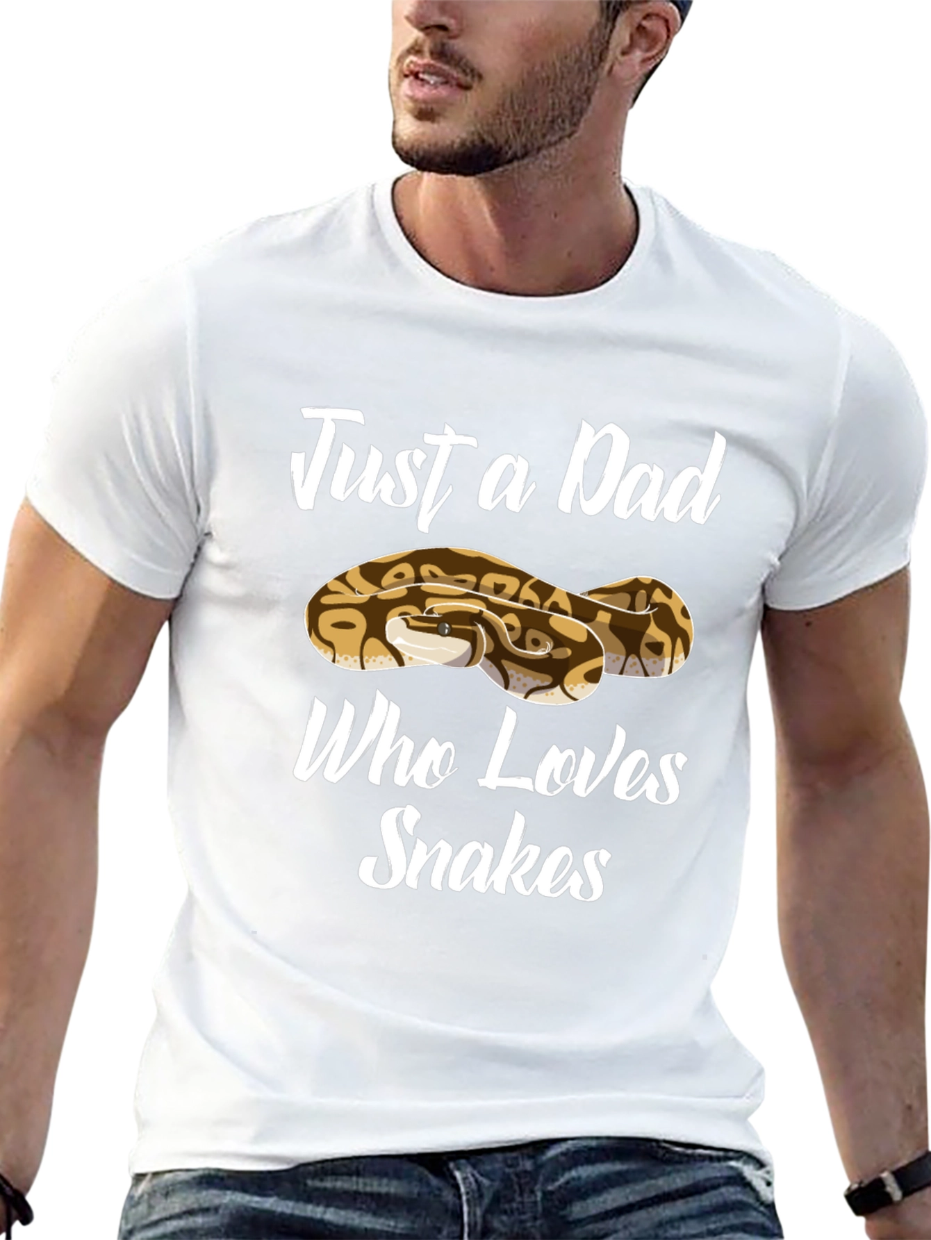 Dad Who Loves Snakes T-Shirt