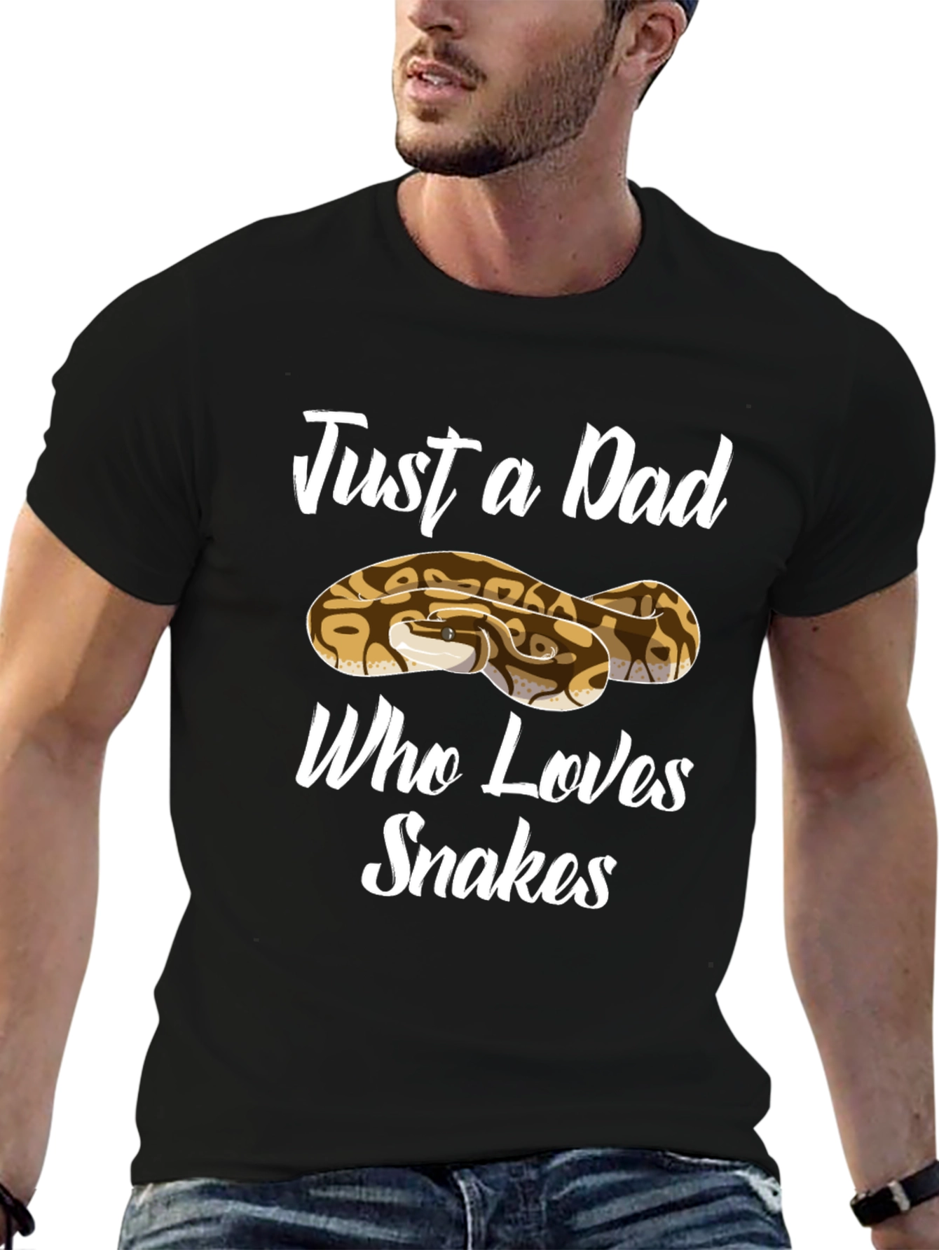 Dad Who Loves Snakes T-Shirt
