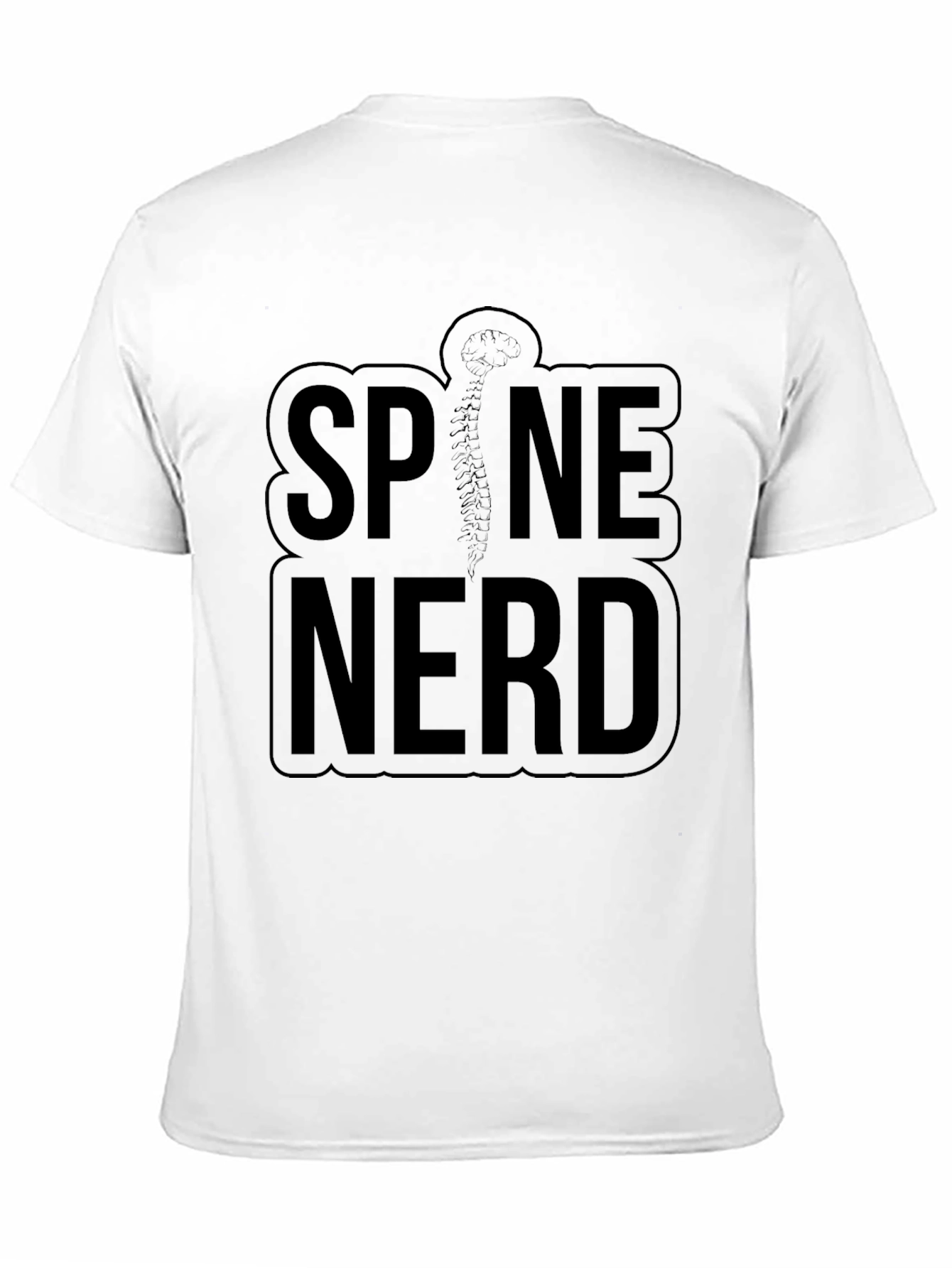 Spine Nerd T-Shirt - Anatomical Humor Tee