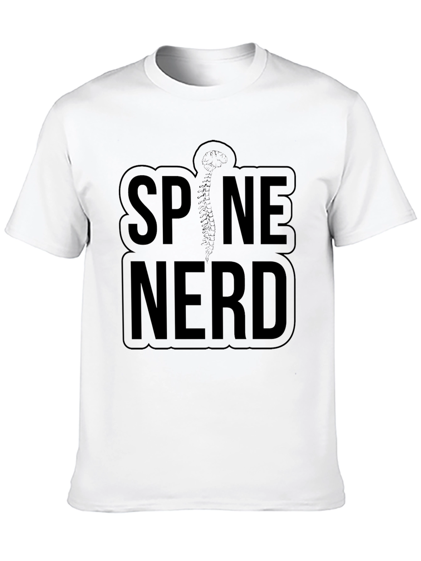 Spine Nerd T-Shirt - Anatomical Humor Tee