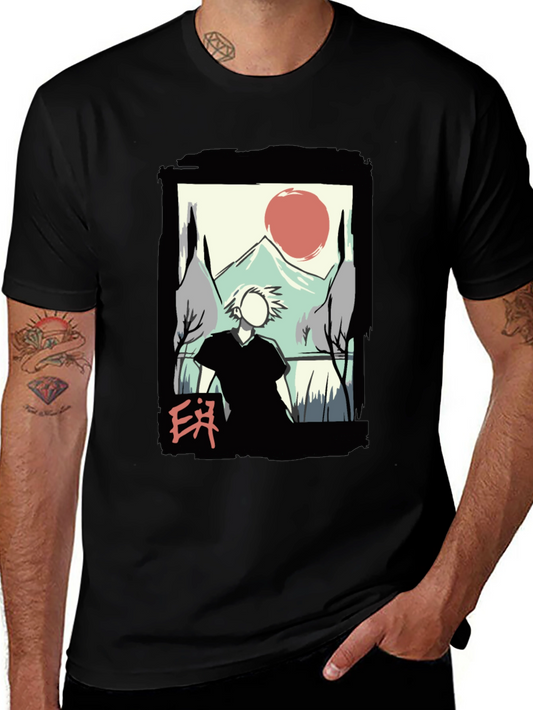 Artistic Japanese Landscape T-Shirt