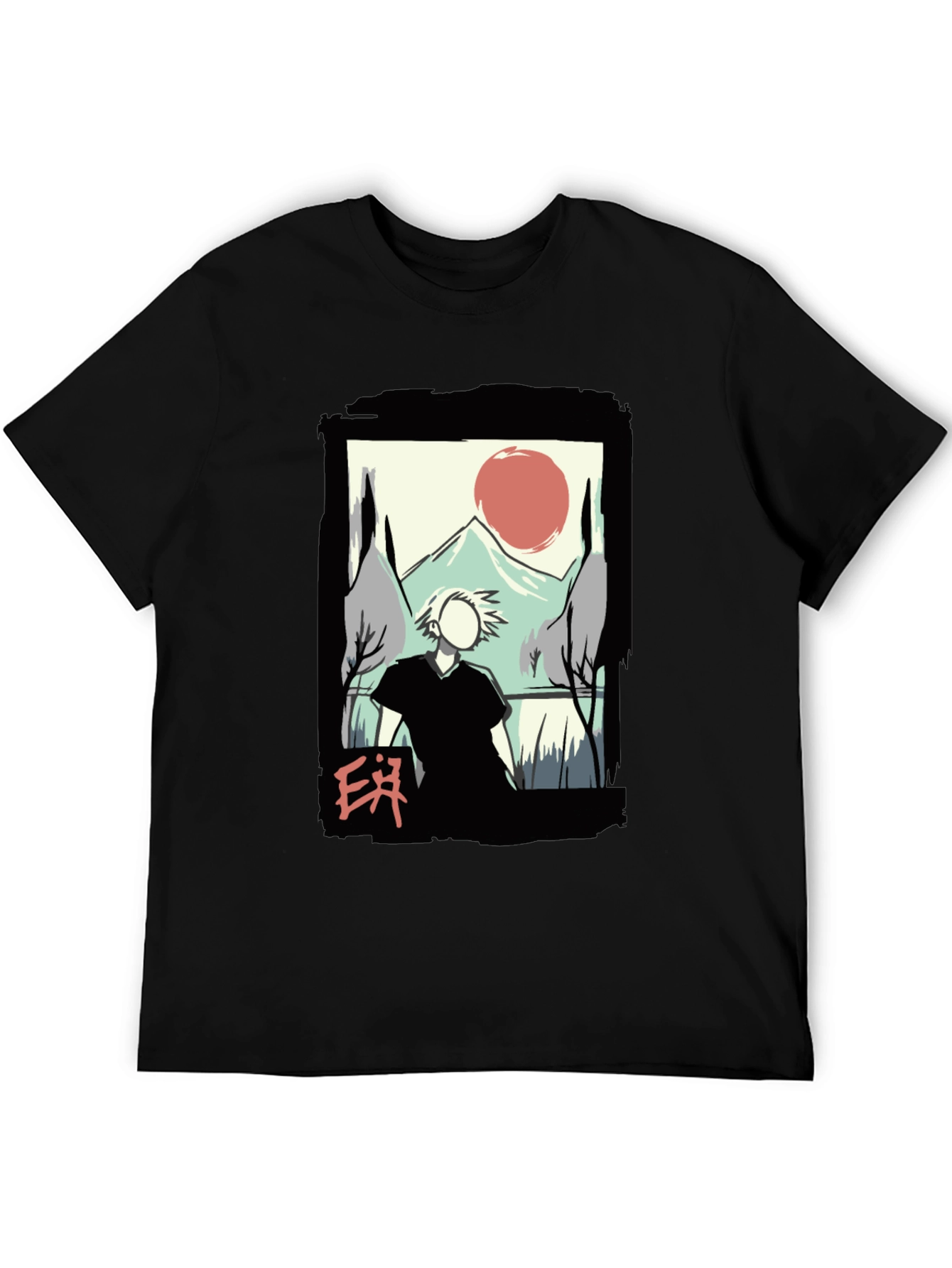 Artistic Japanese Landscape T-Shirt