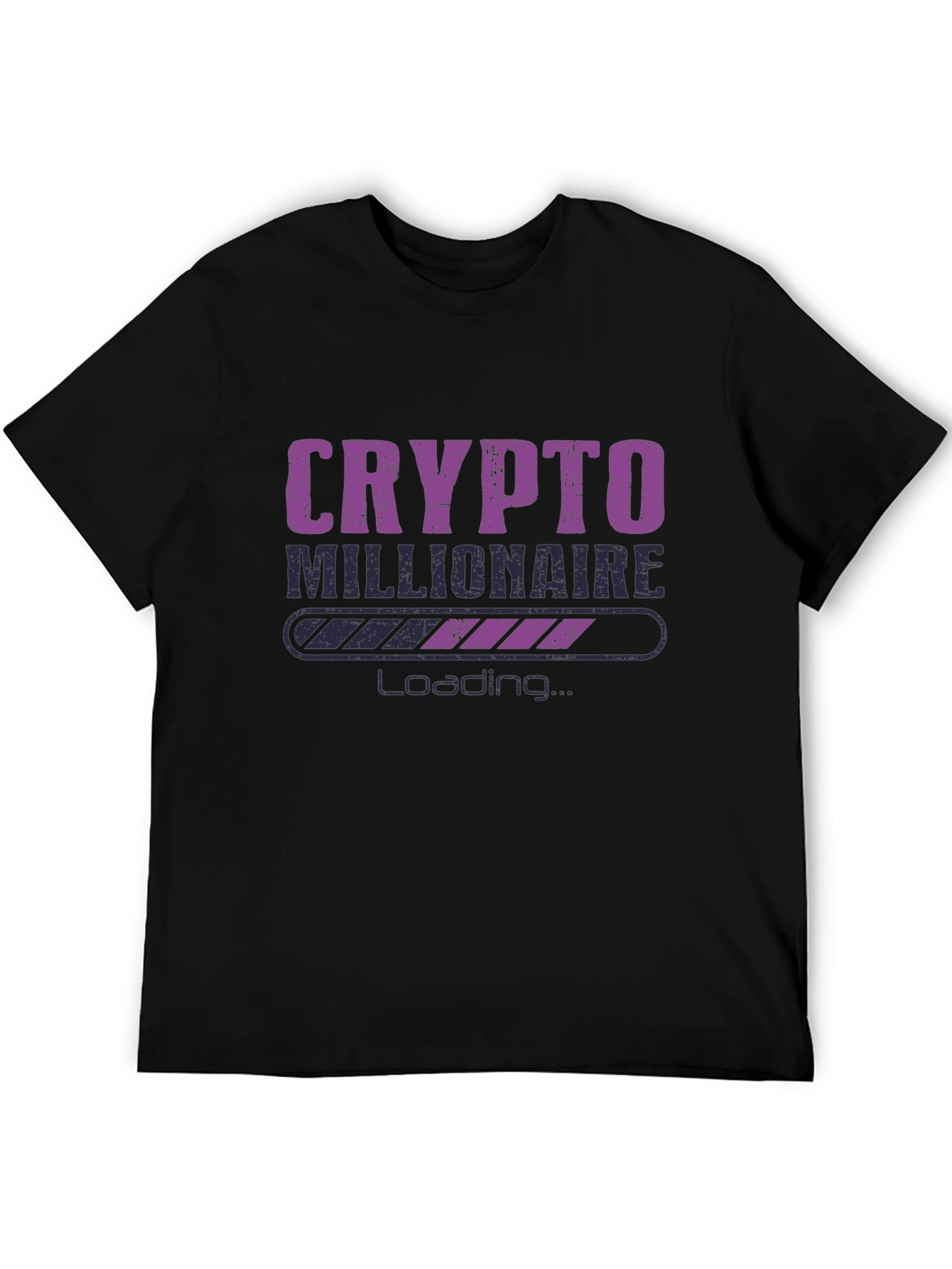 Crypto Millionaire Loading T-Shirt - Black