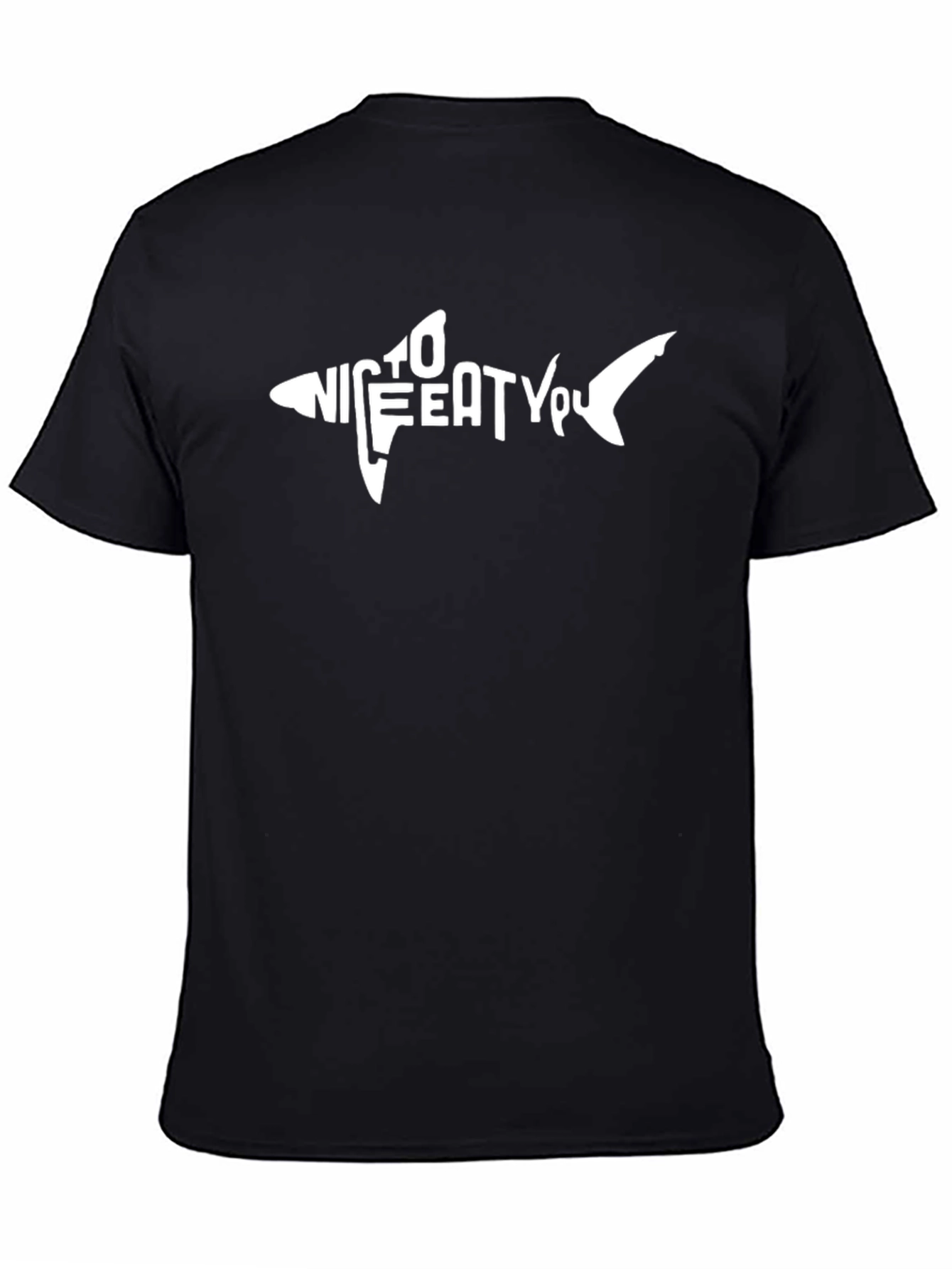 Funny Shark Graphic T-Shirt - Nice To Eat You!