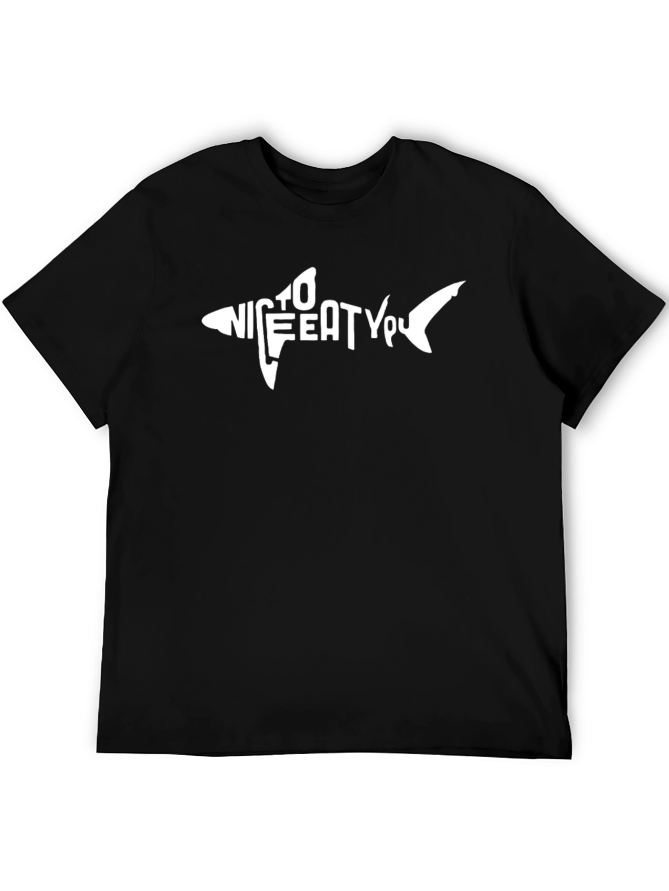 Funny Shark Graphic T-Shirt - Nice To Eat You!