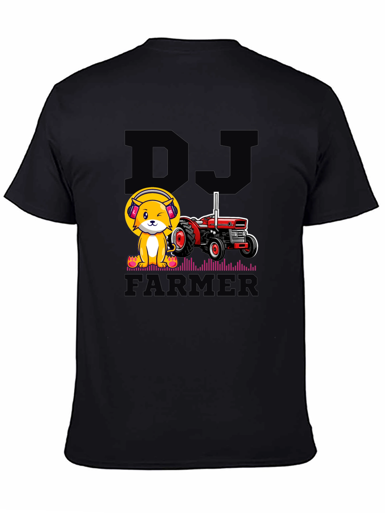 DJ Farmer Black Graphic Tee